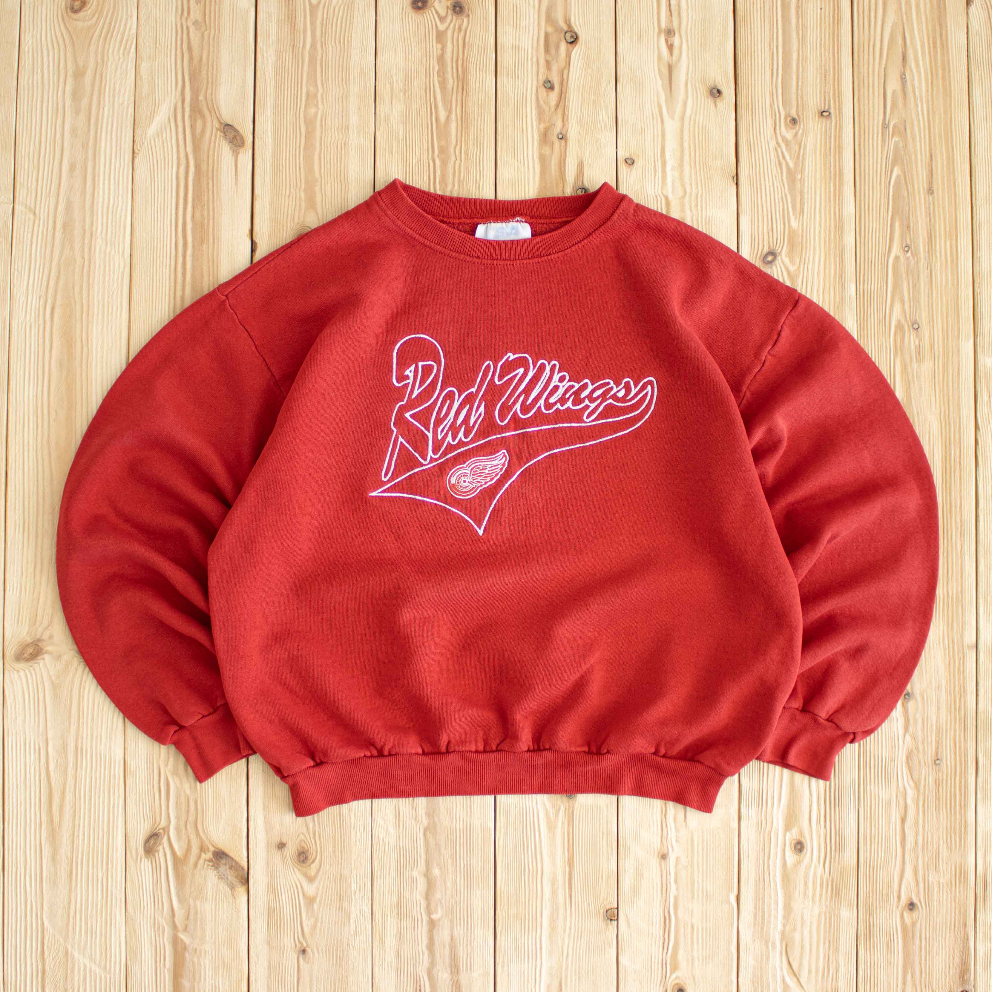(S) Red Wings Vintage CSA Embroidered Sweatshirt Red