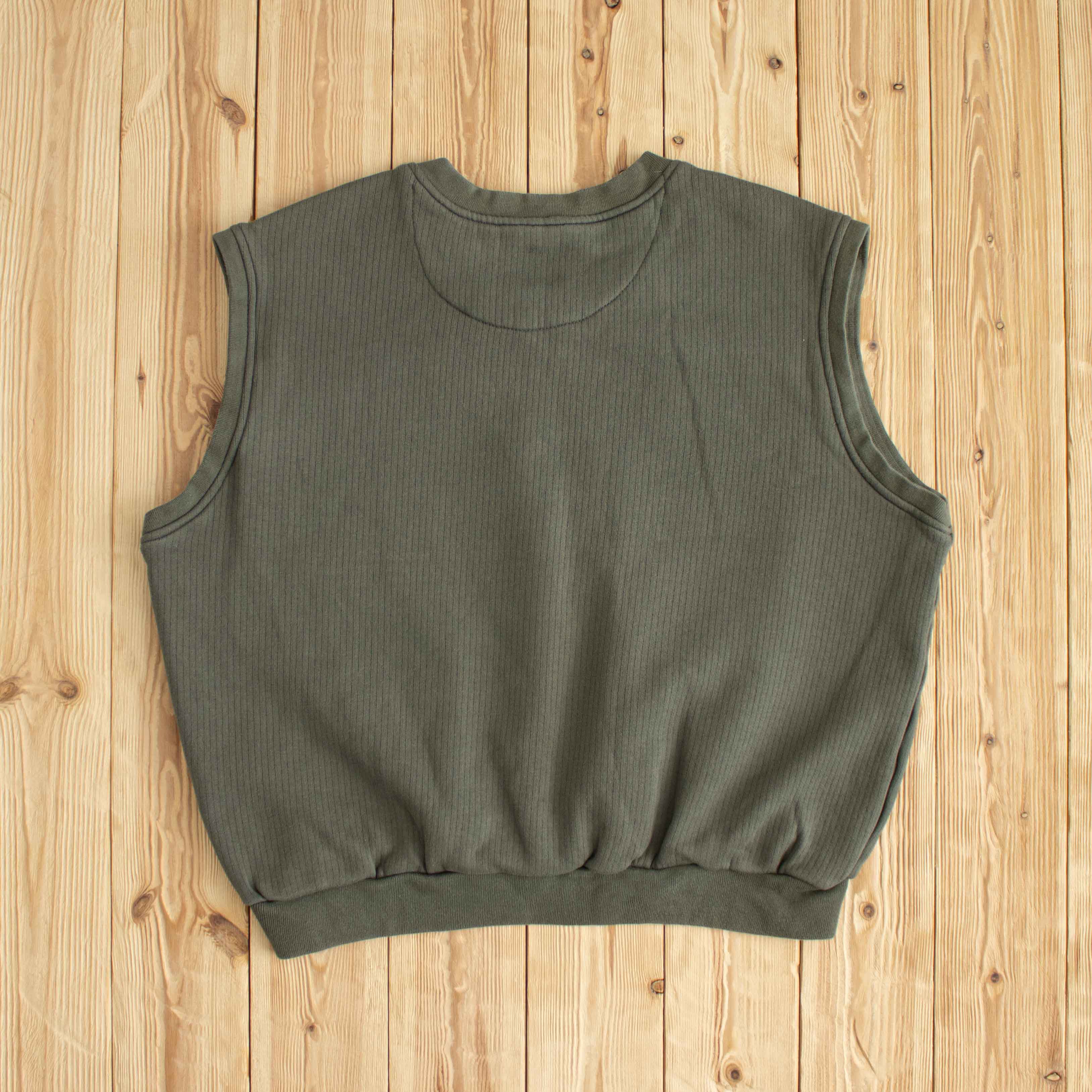 (L/XL) Nike Golf Vintage Embroidered Vest Khaki