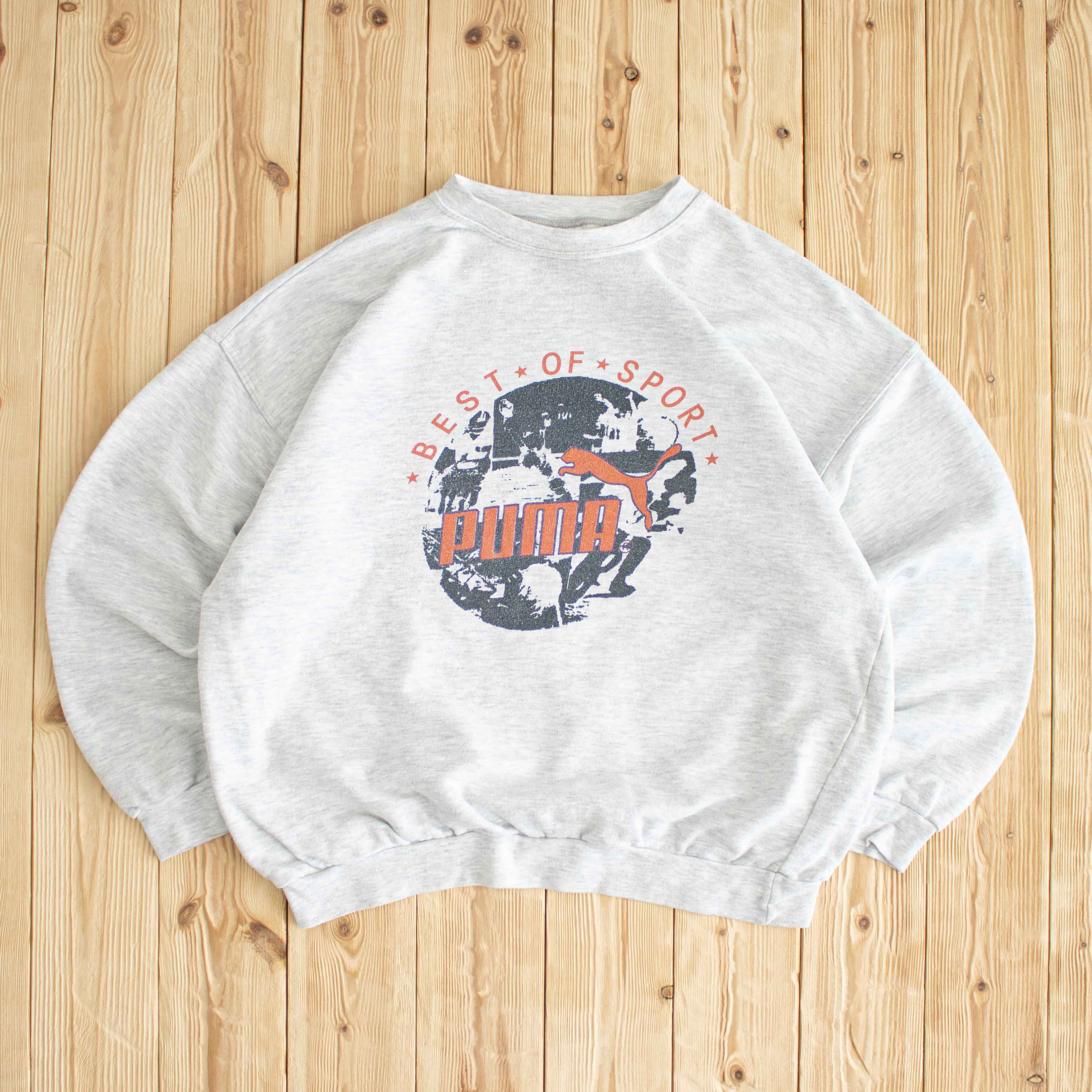 (M) Puma Vintage Best of Sport Sweatshirt Gray