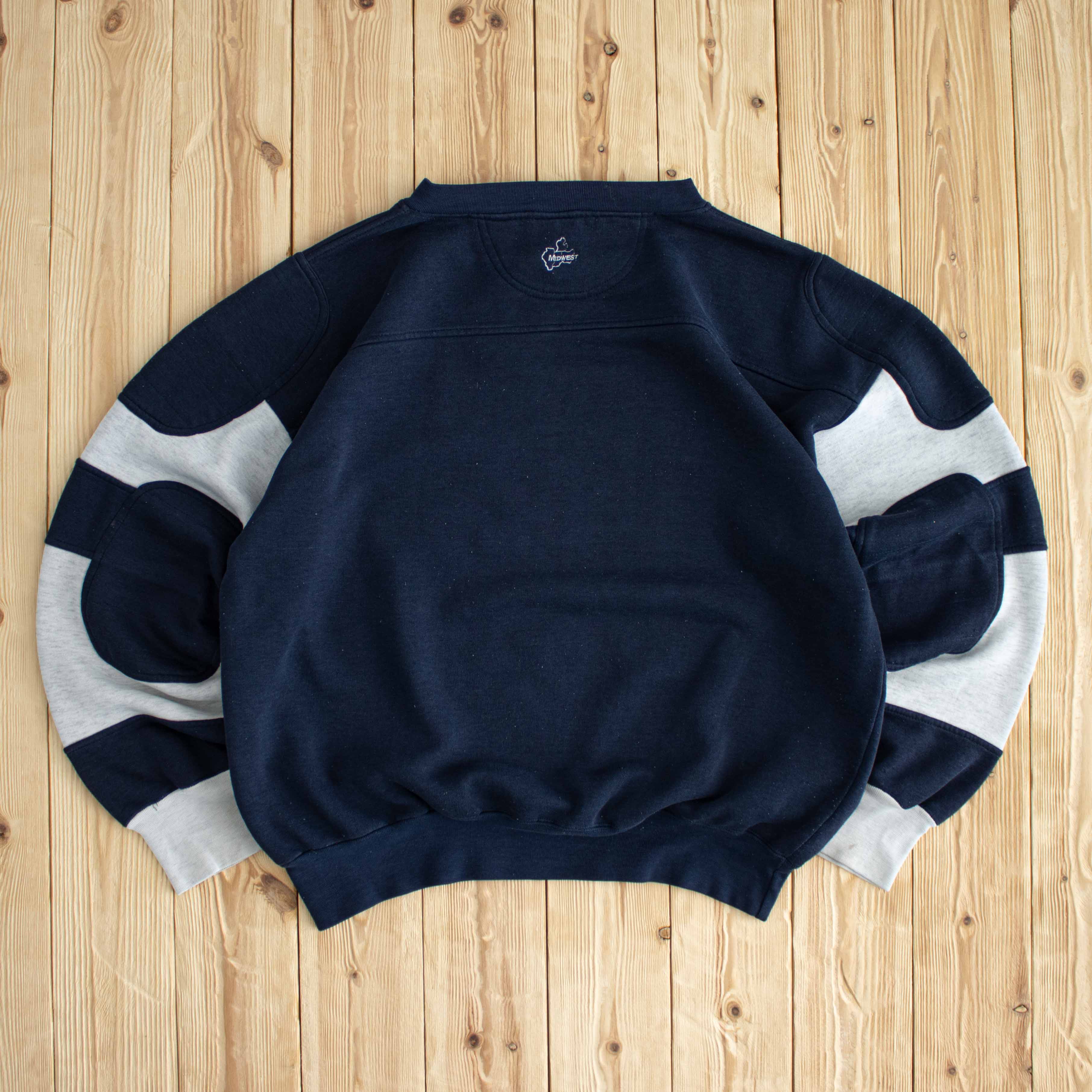 (L) Midwest Vintage Nittany Lions Embroidered Sweatshirt Blue