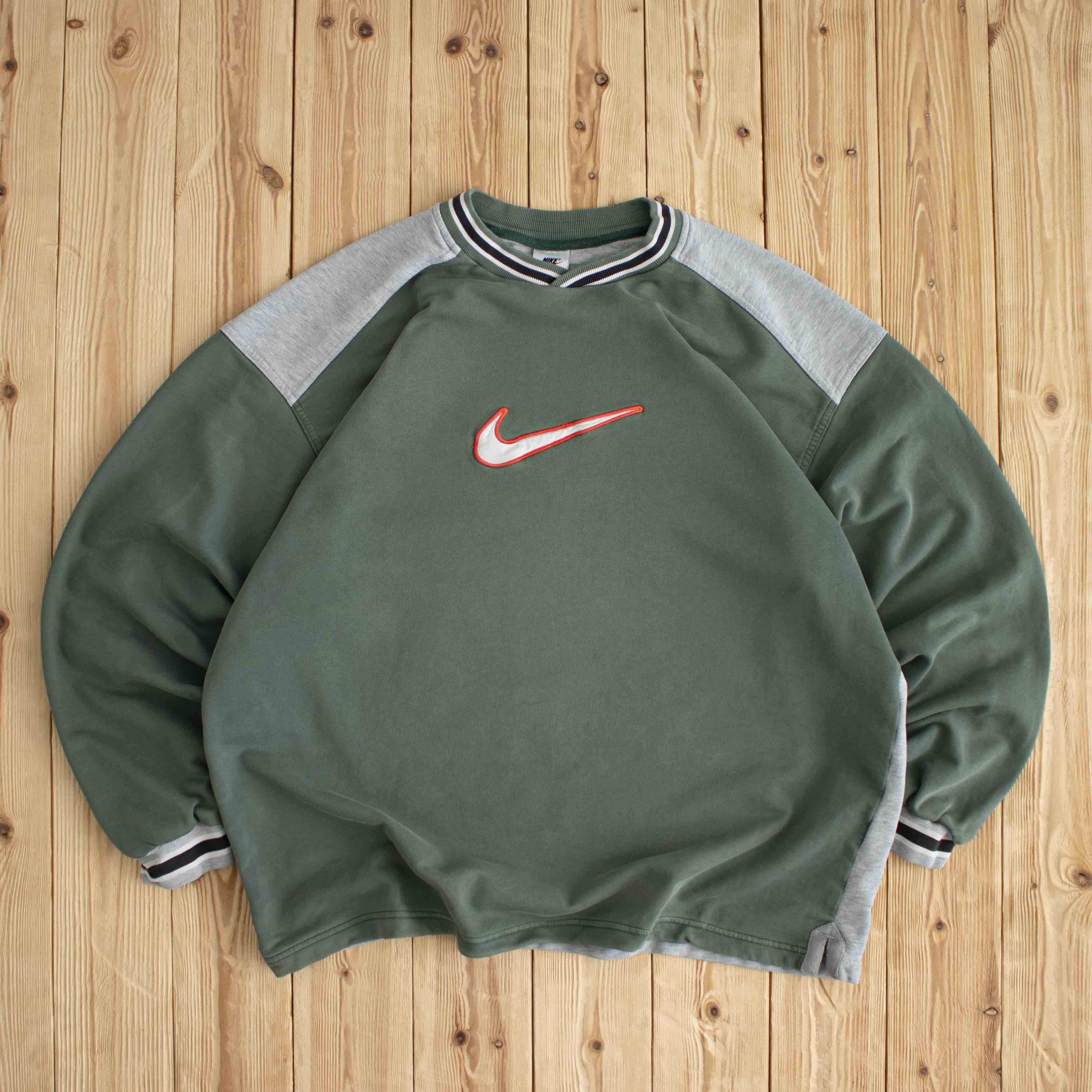(XL) Nike Vintage Embroidered Sweatshirt Blue