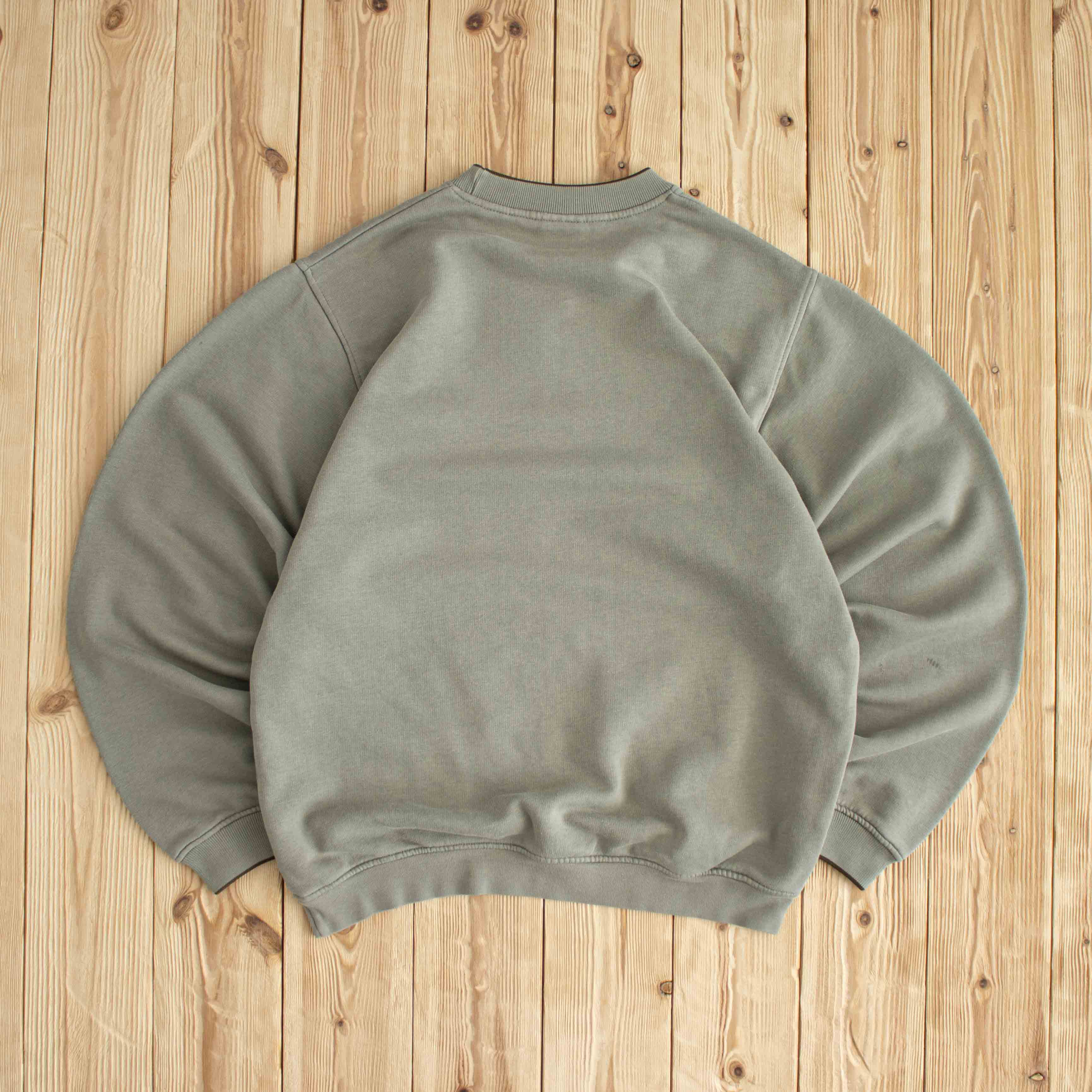 (M) Nike Athletic Vintage Embroidered Sweatshirt Khaki