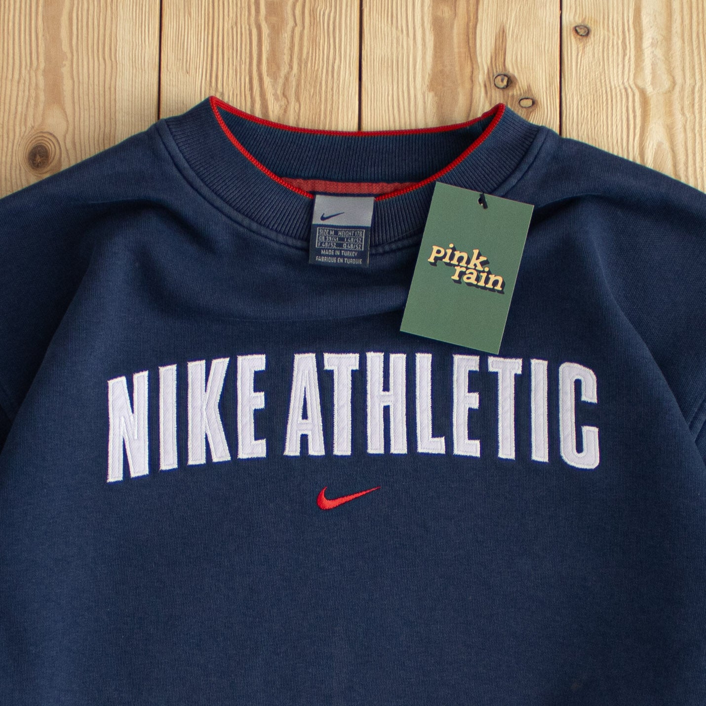 (L) Nike Athletic Vintage Embroidered Sweatshirt Blue