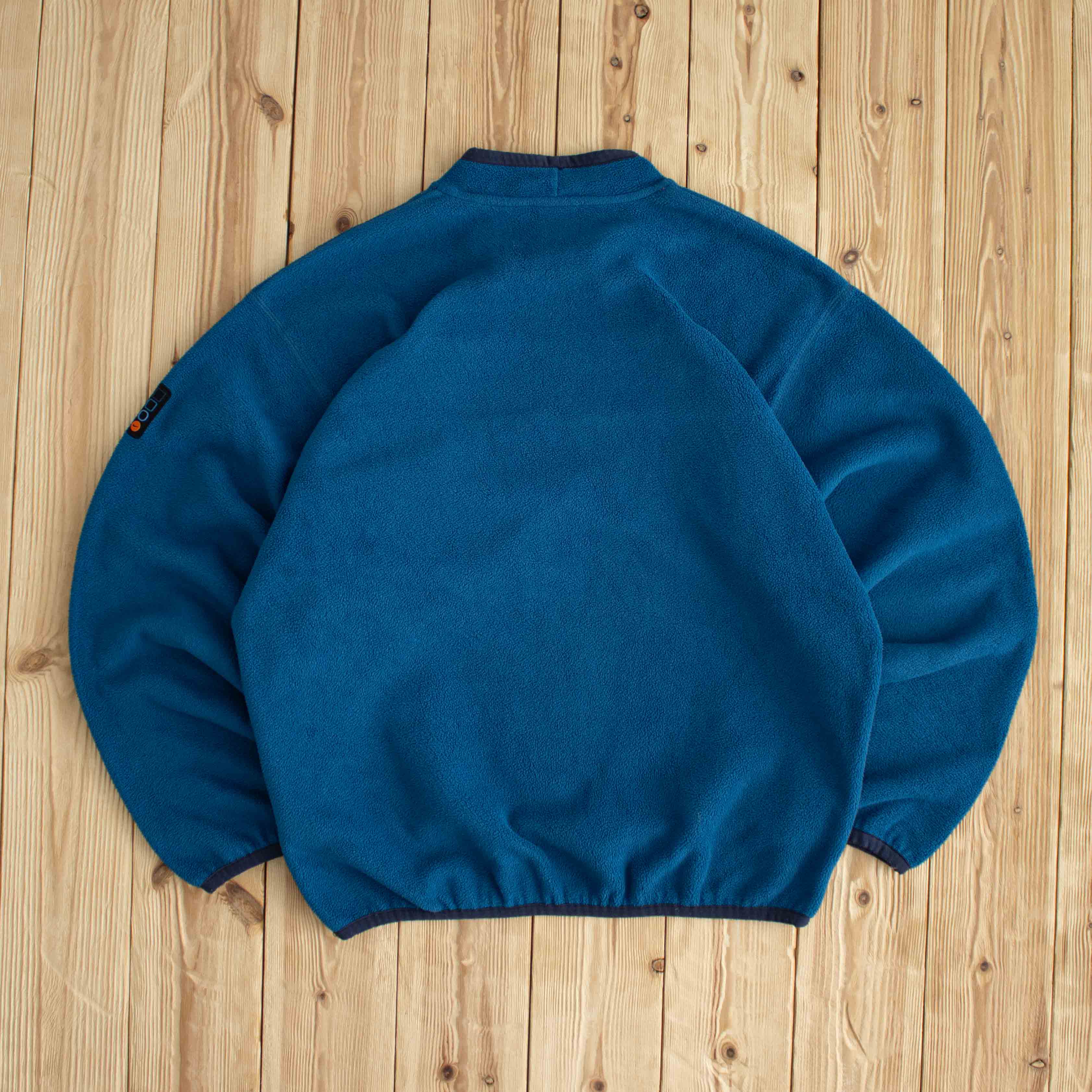 (S/M) Nike Vintage Swoosh Embroidered Sweatshirt Blue