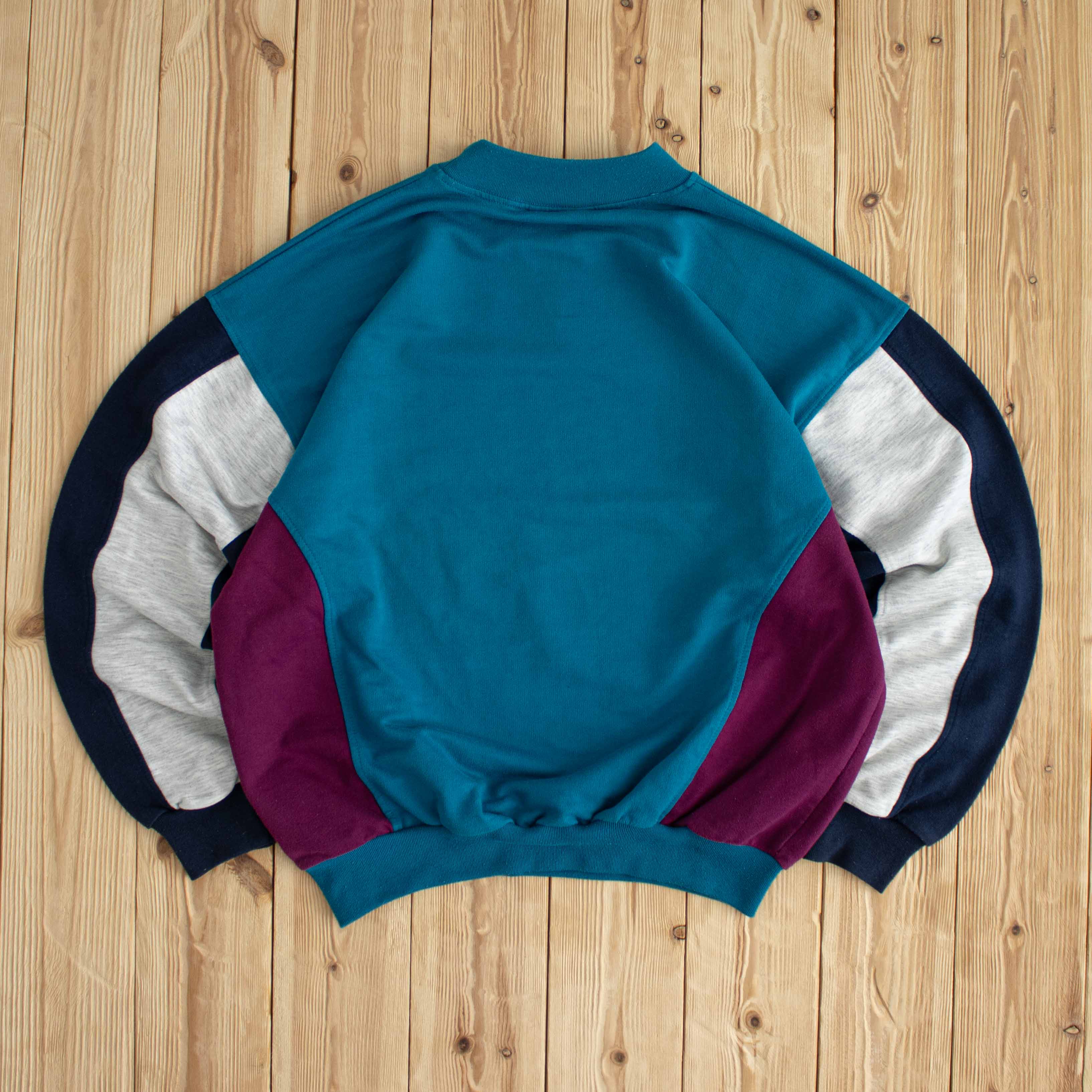 (M) Adidas Running Vintage Sweatshirt Blue