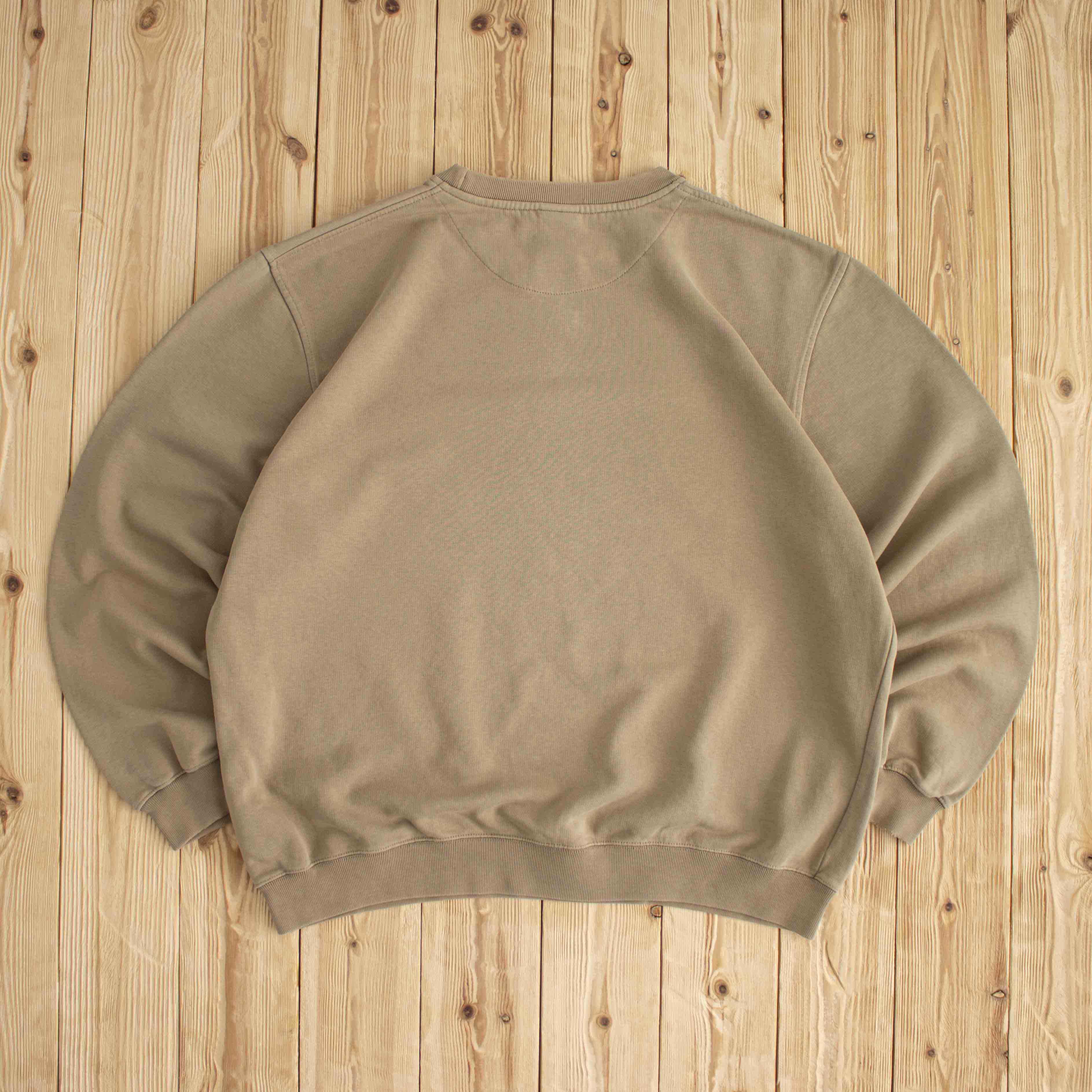 (L/XL) Nike Vintage Essential Embroidered Sweatshirt Beige