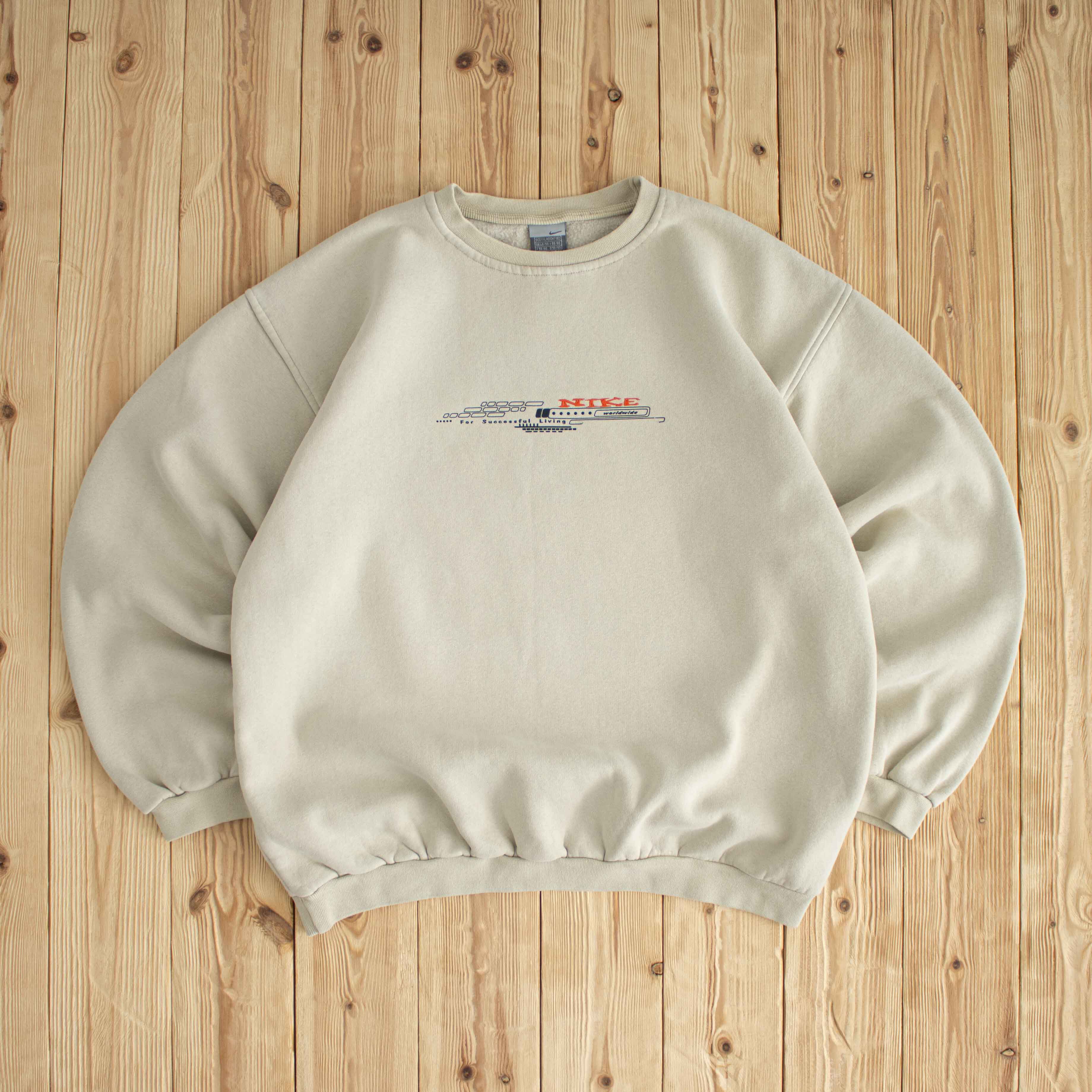 (M/L) Nike Worldwide Vintage Sweatshirt Beige
