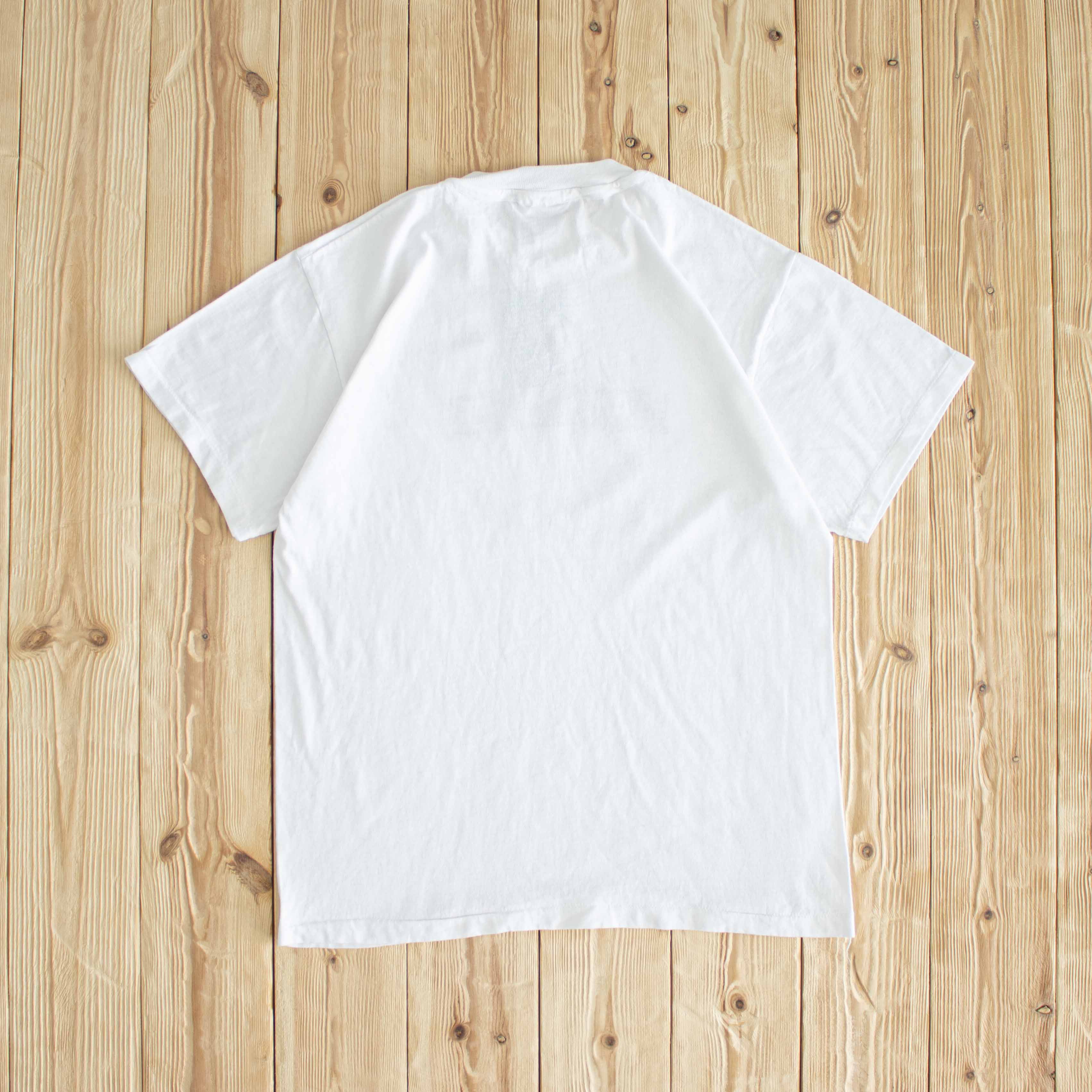 (S/M) Game Over Vintage Megaout Printed T-Shirt White