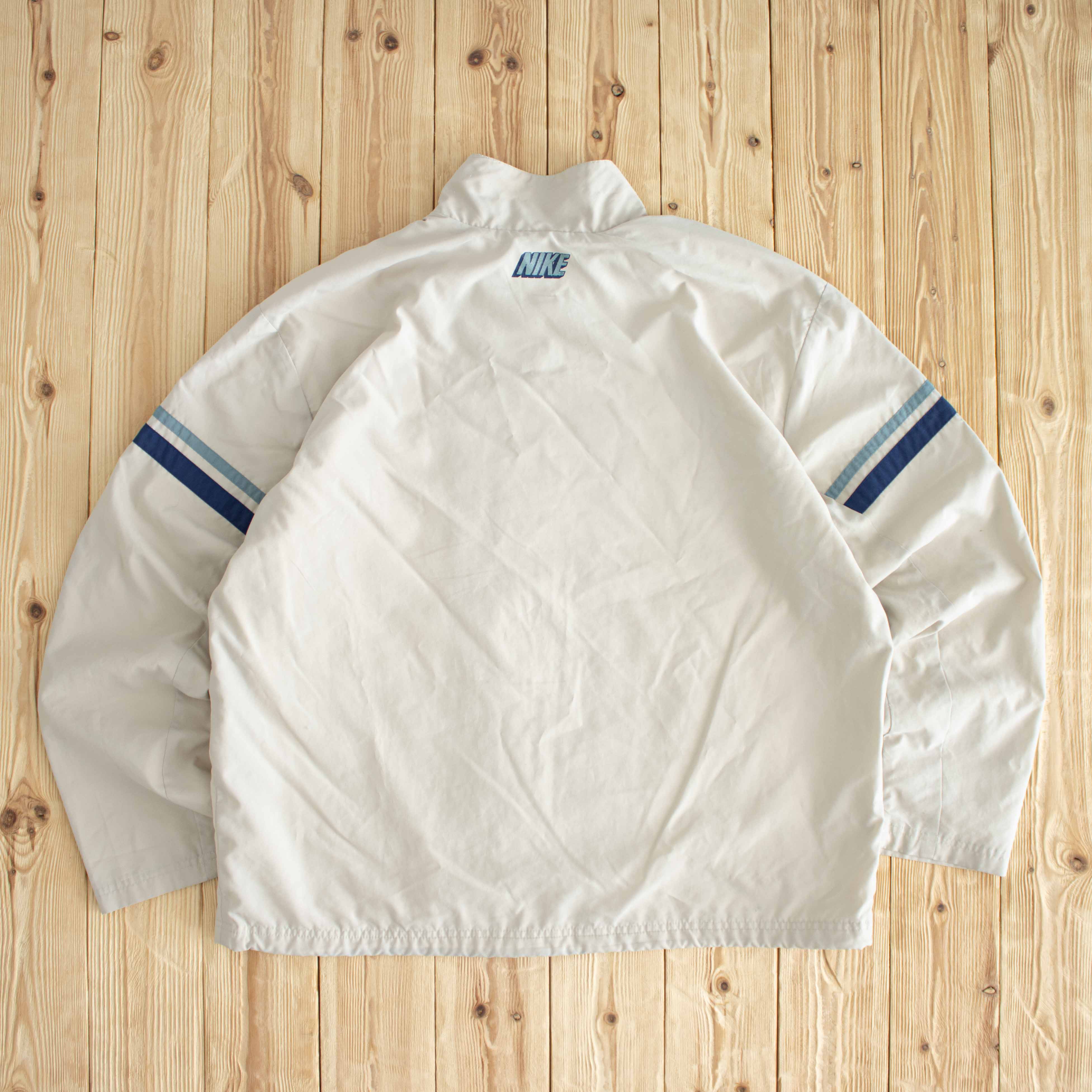 (L/XL) Nike Vintage Embroidered Jacket Beige