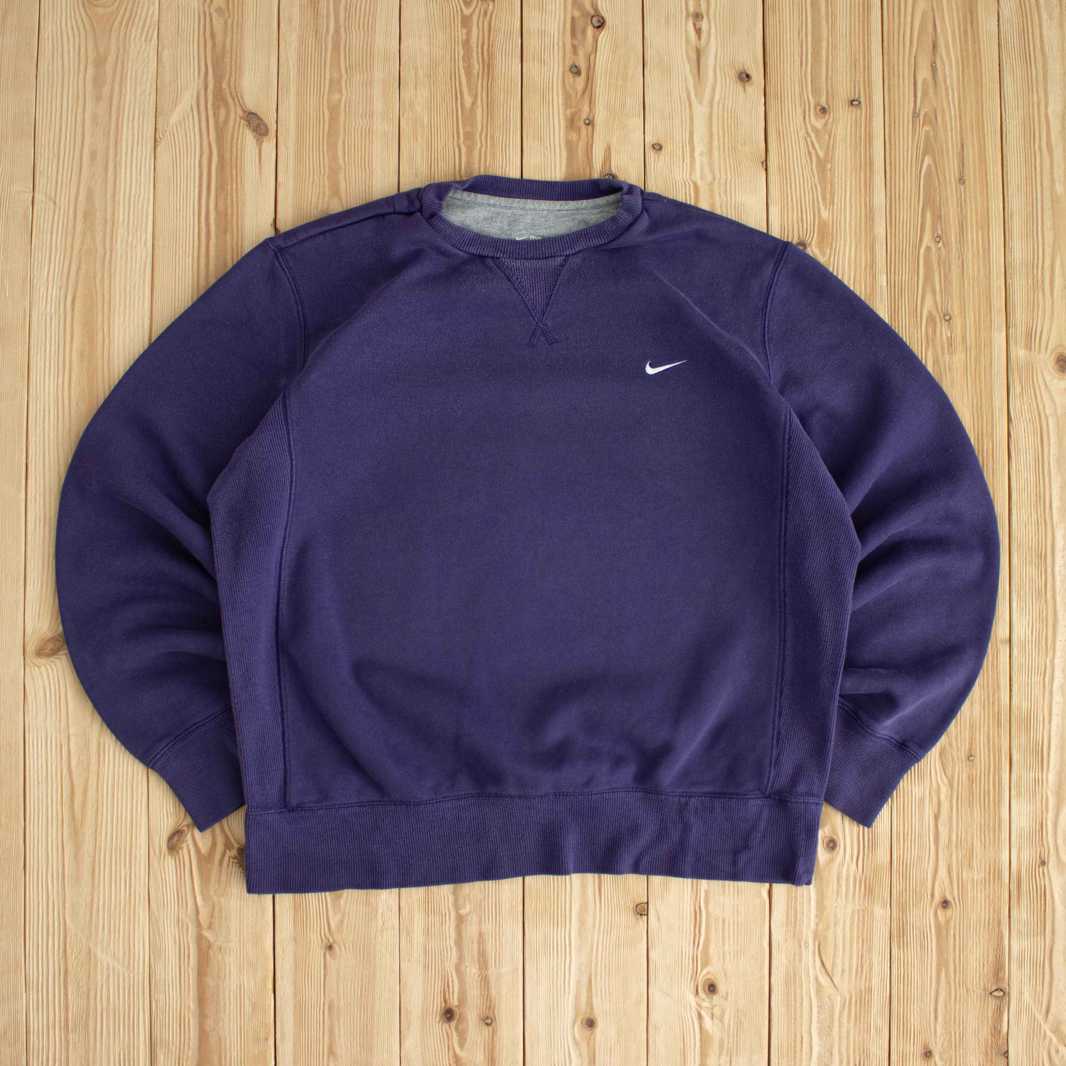 (M) Nike Vintage Embroidered Sweatshirt Purple