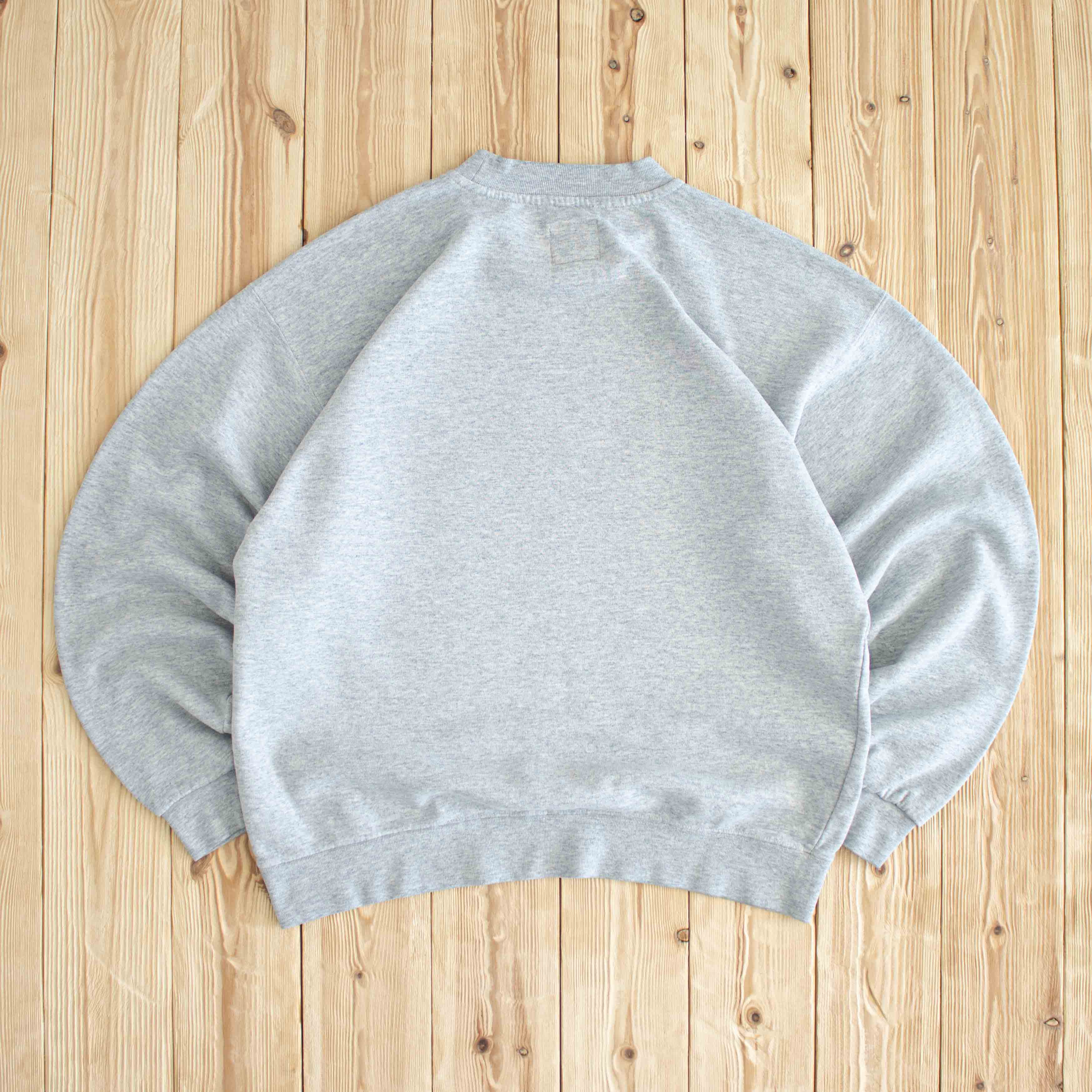 (M) Nike Spell Out Vintage Embroidered Sweatshirt Gray