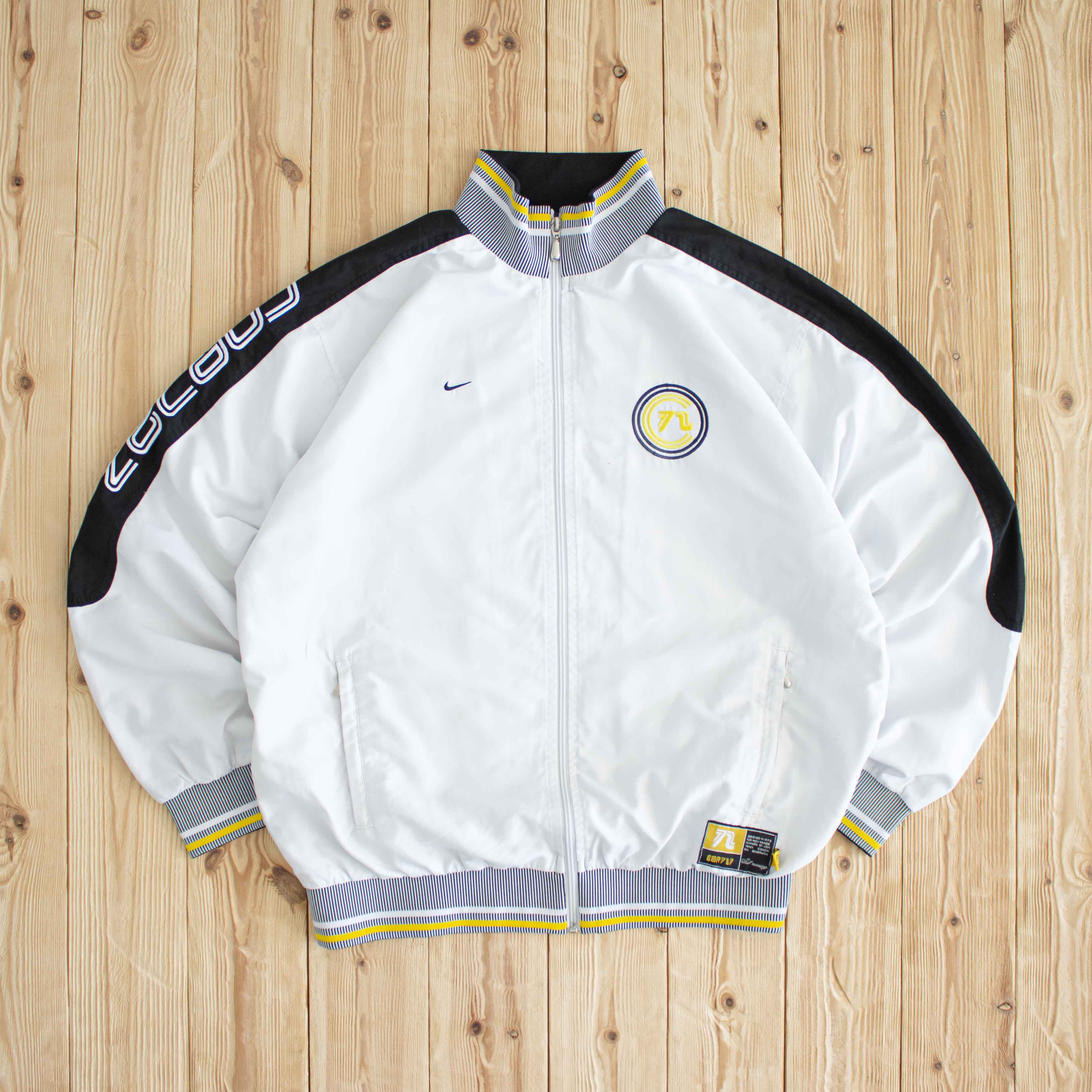 (L) Nike Cortez 71 Vintage Embroidered Jacket White
