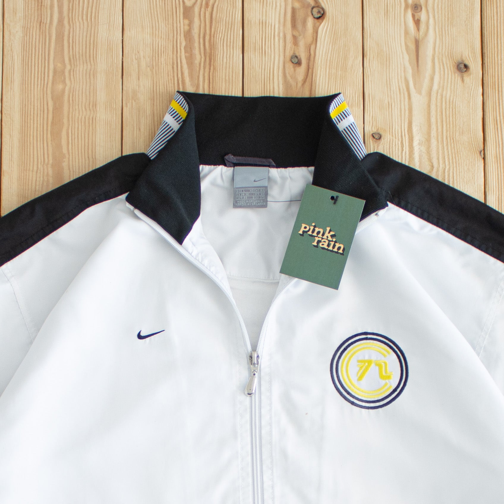 (L) Nike Cortez 71 Vintage Embroidered Jacket White