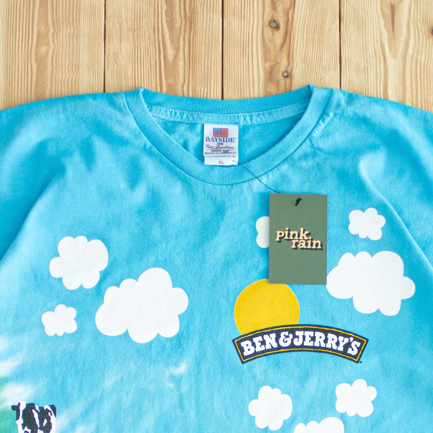 (L) Ben & Jerry's Euphoria Vintage T-Shirt Blue/Green