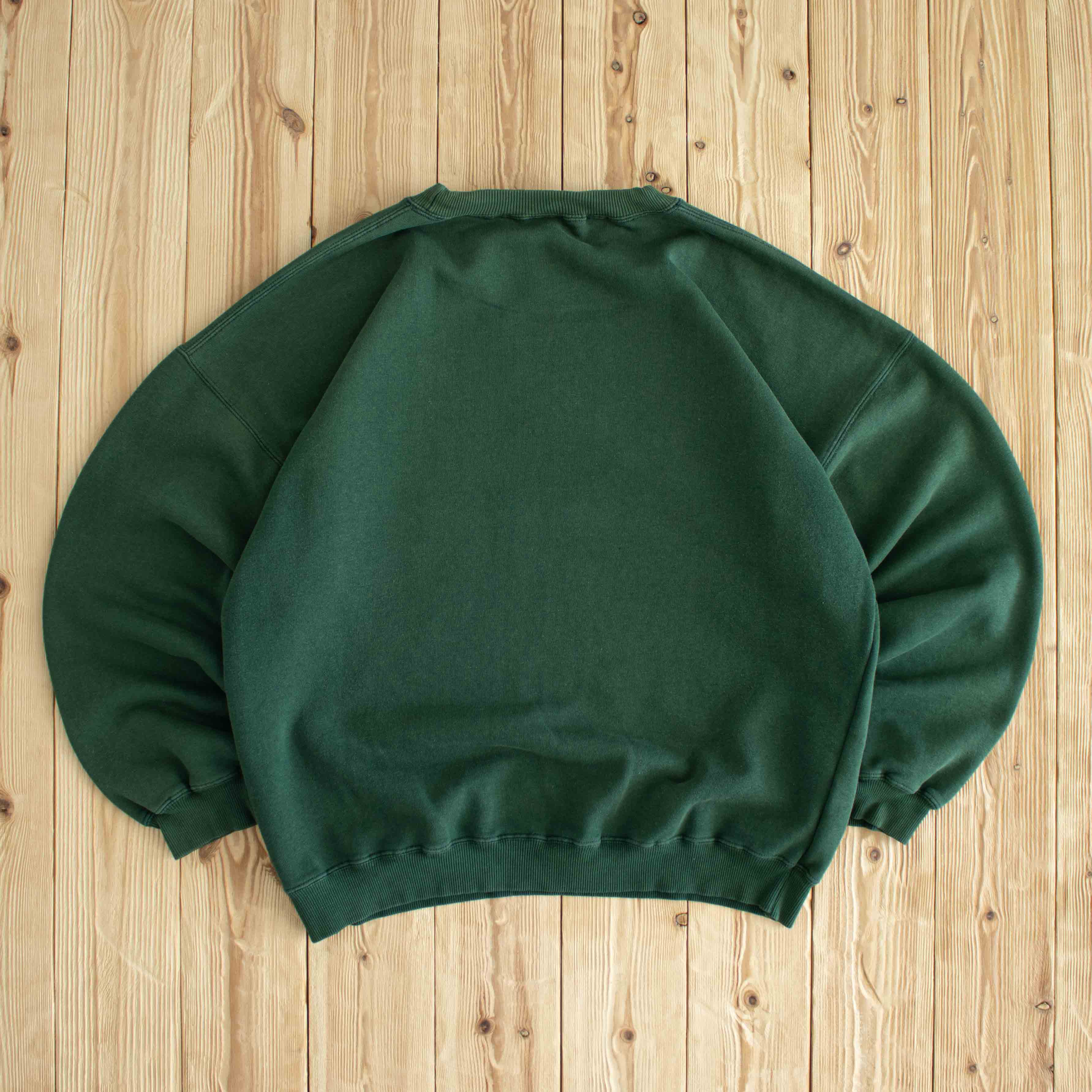 (M) Big Dogs Powder Hound Vintage Embroidered Sweatshirt Green