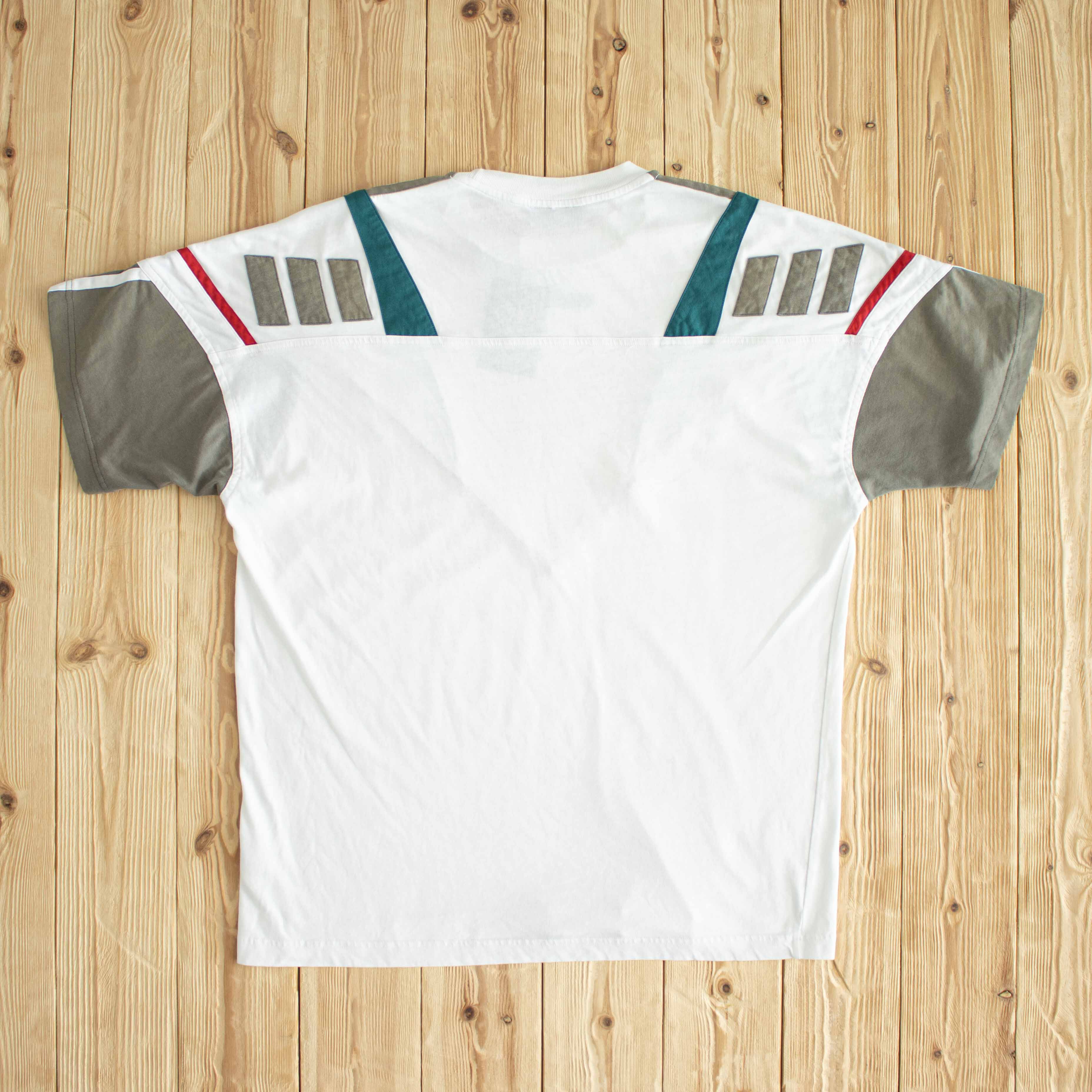 (L) Adidas Vintage Embroidered T-Shirt White