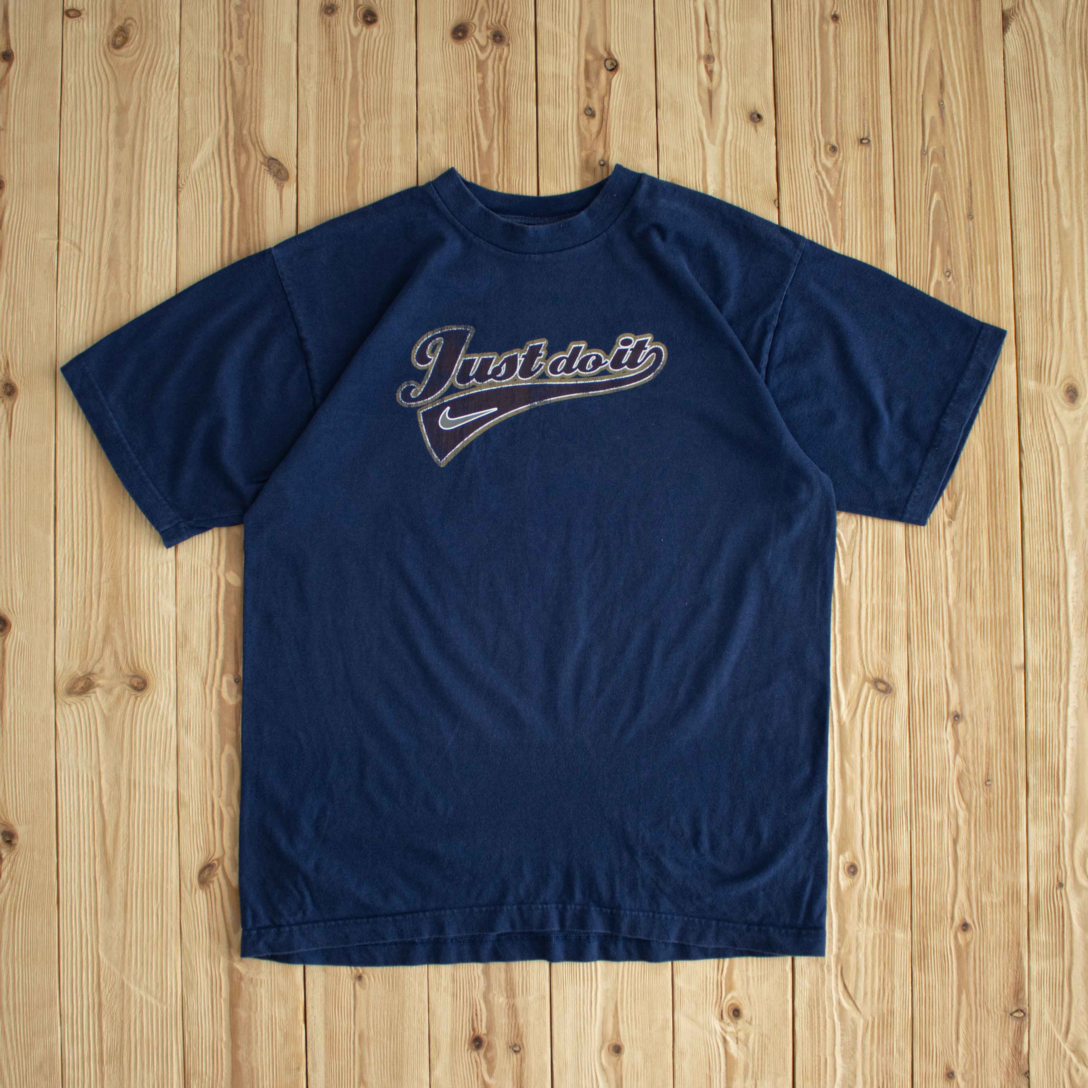 (M) Nike Vintage 'Just Do It' T-Shirt Blue