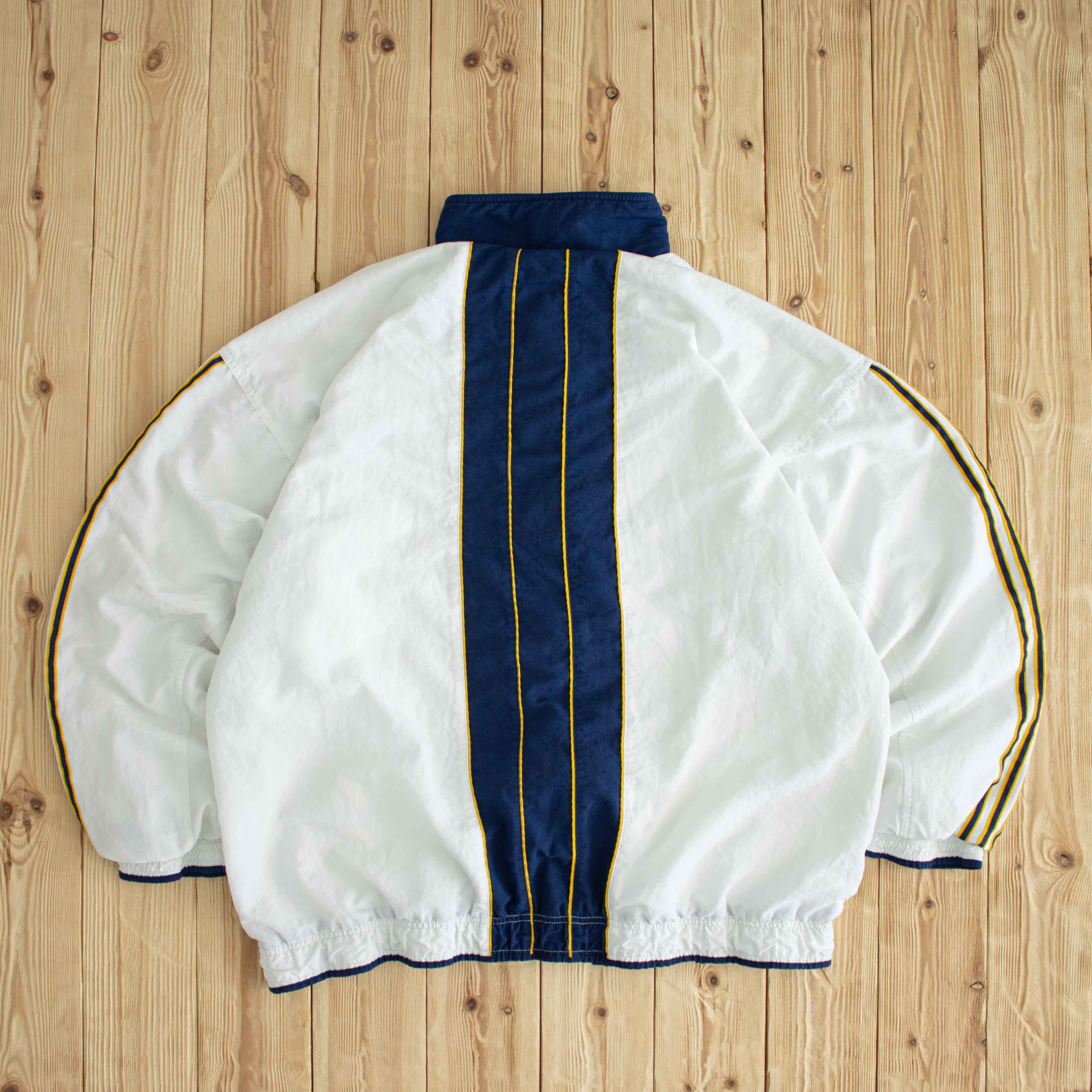 (XL) Adidas Vintage Embroidered Jacket White