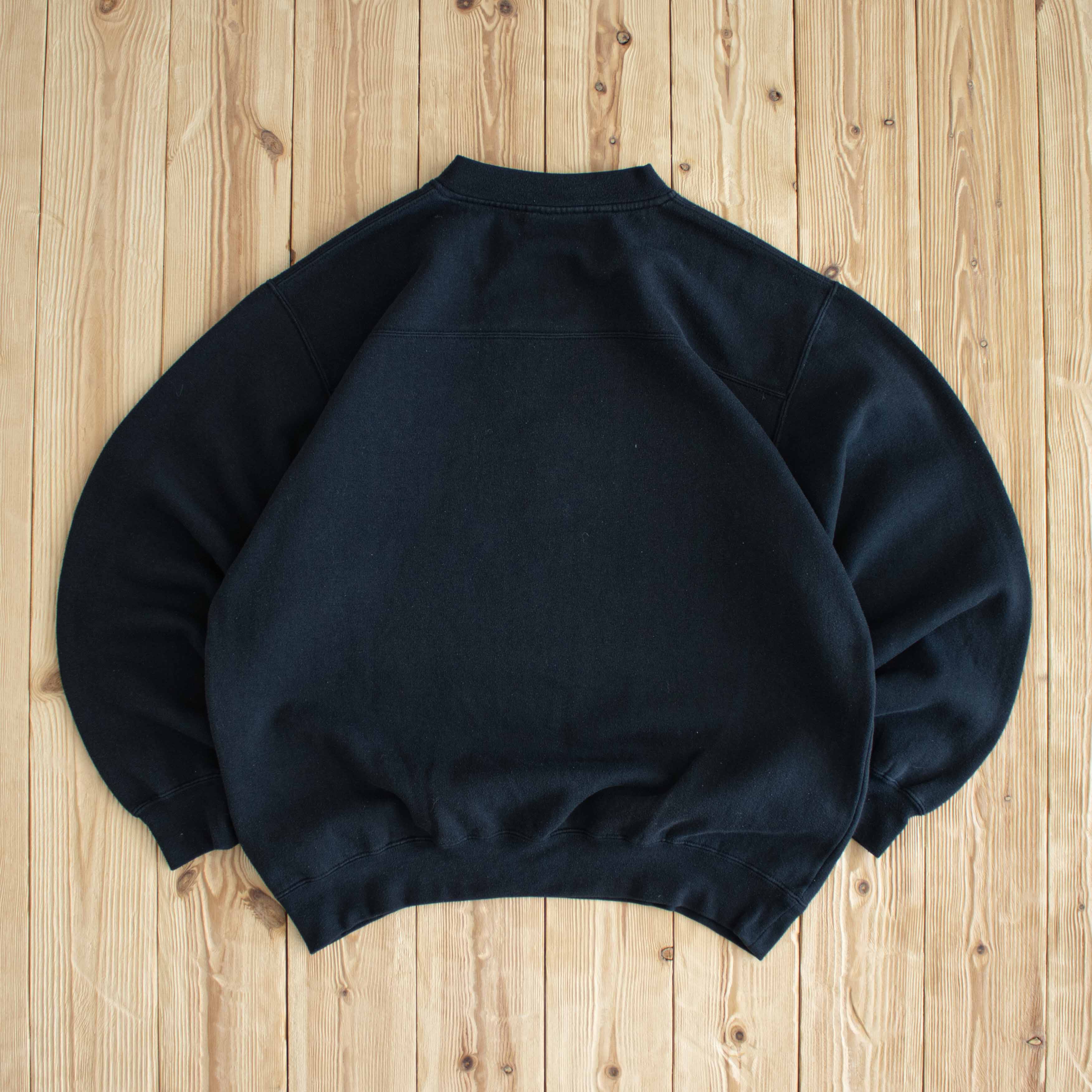(M/L) Lee New York Knicks Vintage Embroidered Sweatshirt Black