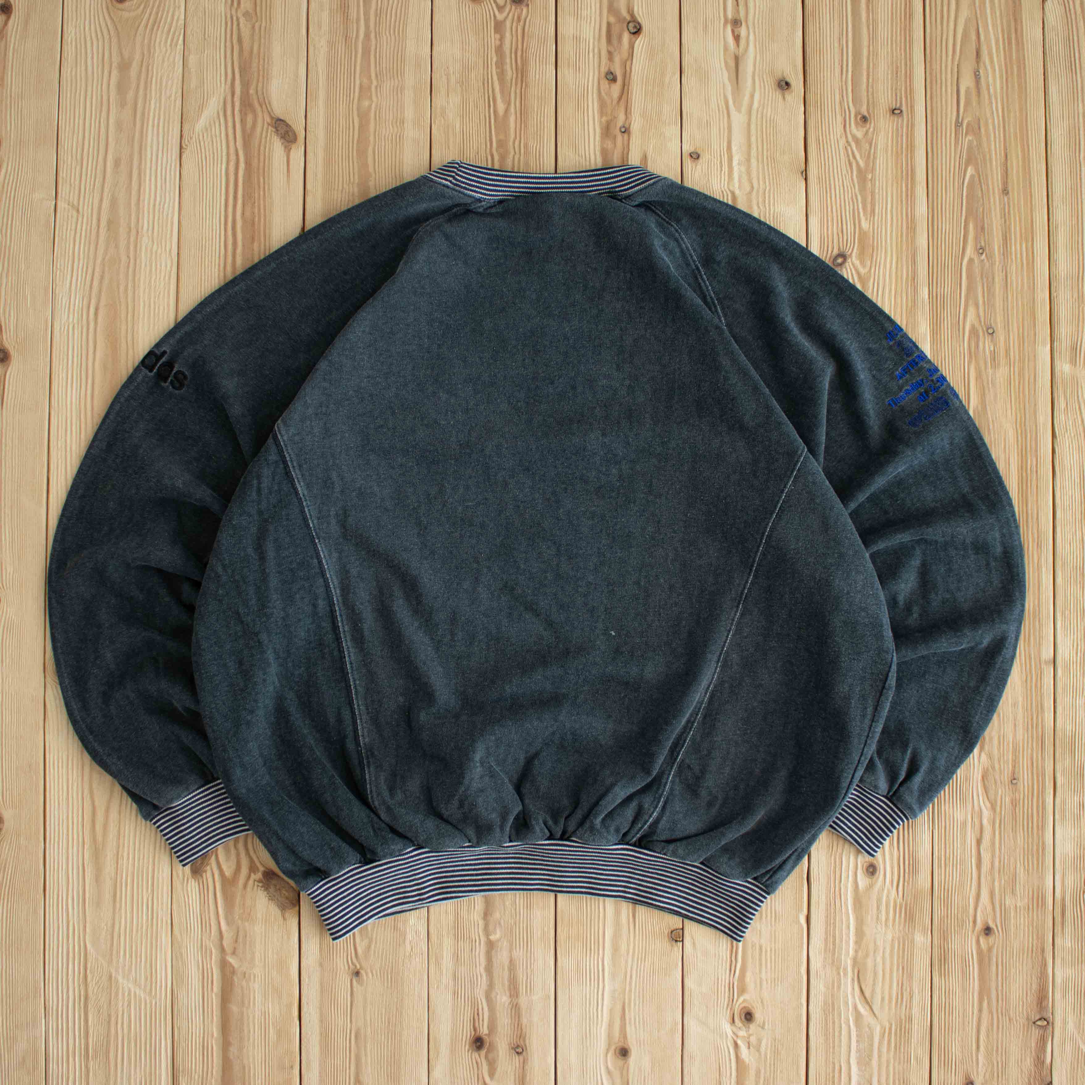 (M) Adidas 1948 London Olympics Vintage Embroidered Sweatshirt Gray