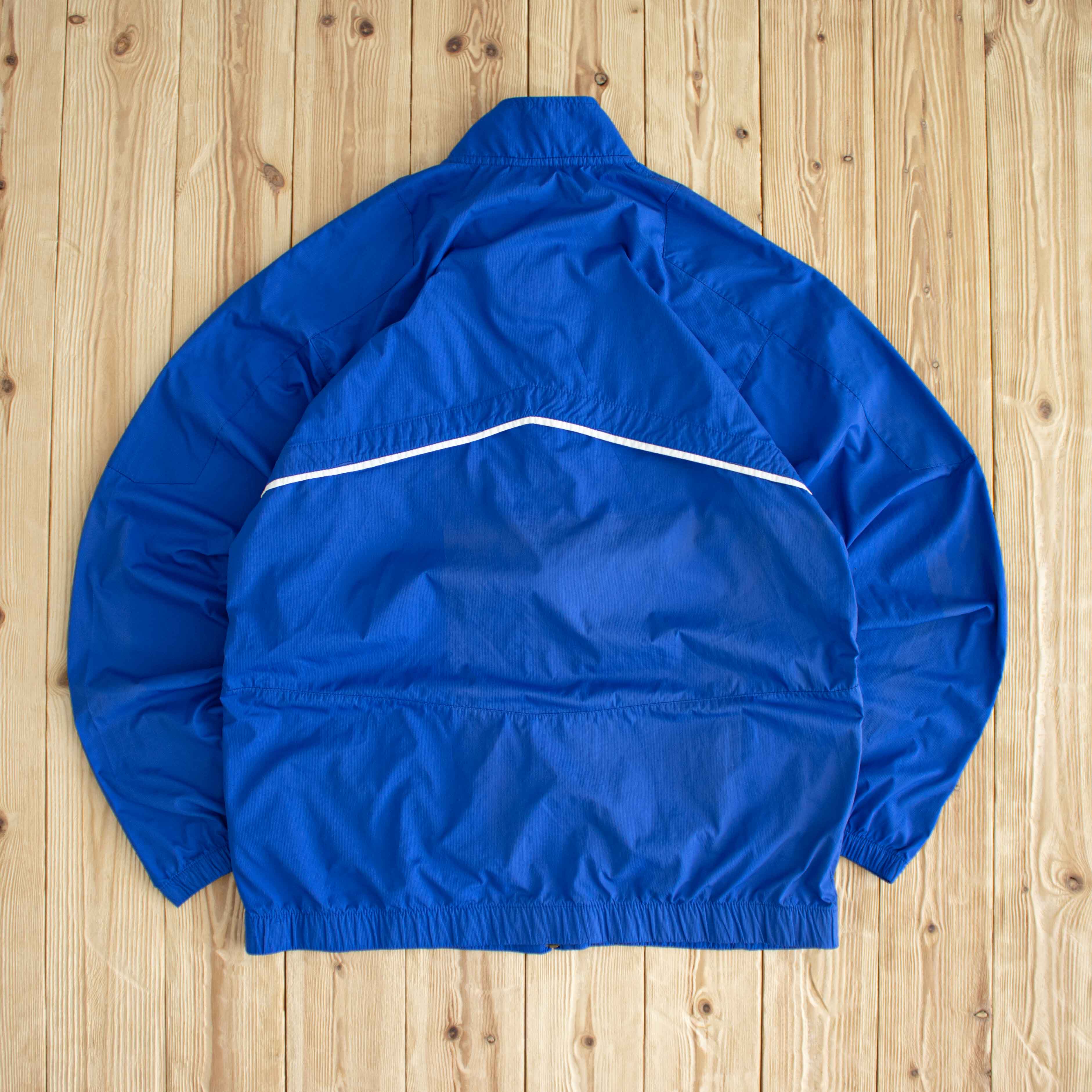 (L) Nike Essential Vintage Embroidered Jacket Blue