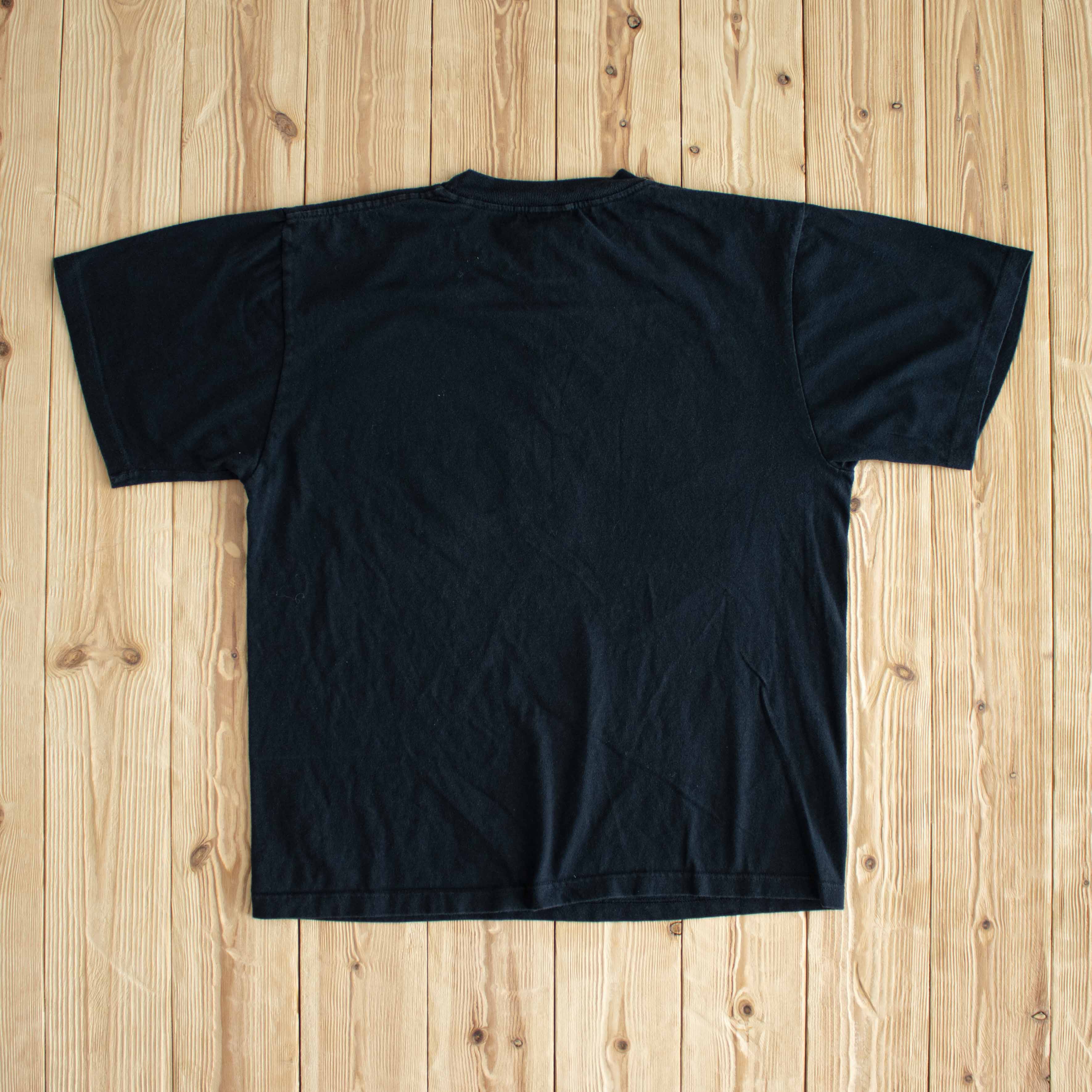 (M) 1996 Harlequin Tiger Vintage T-Shirt Black