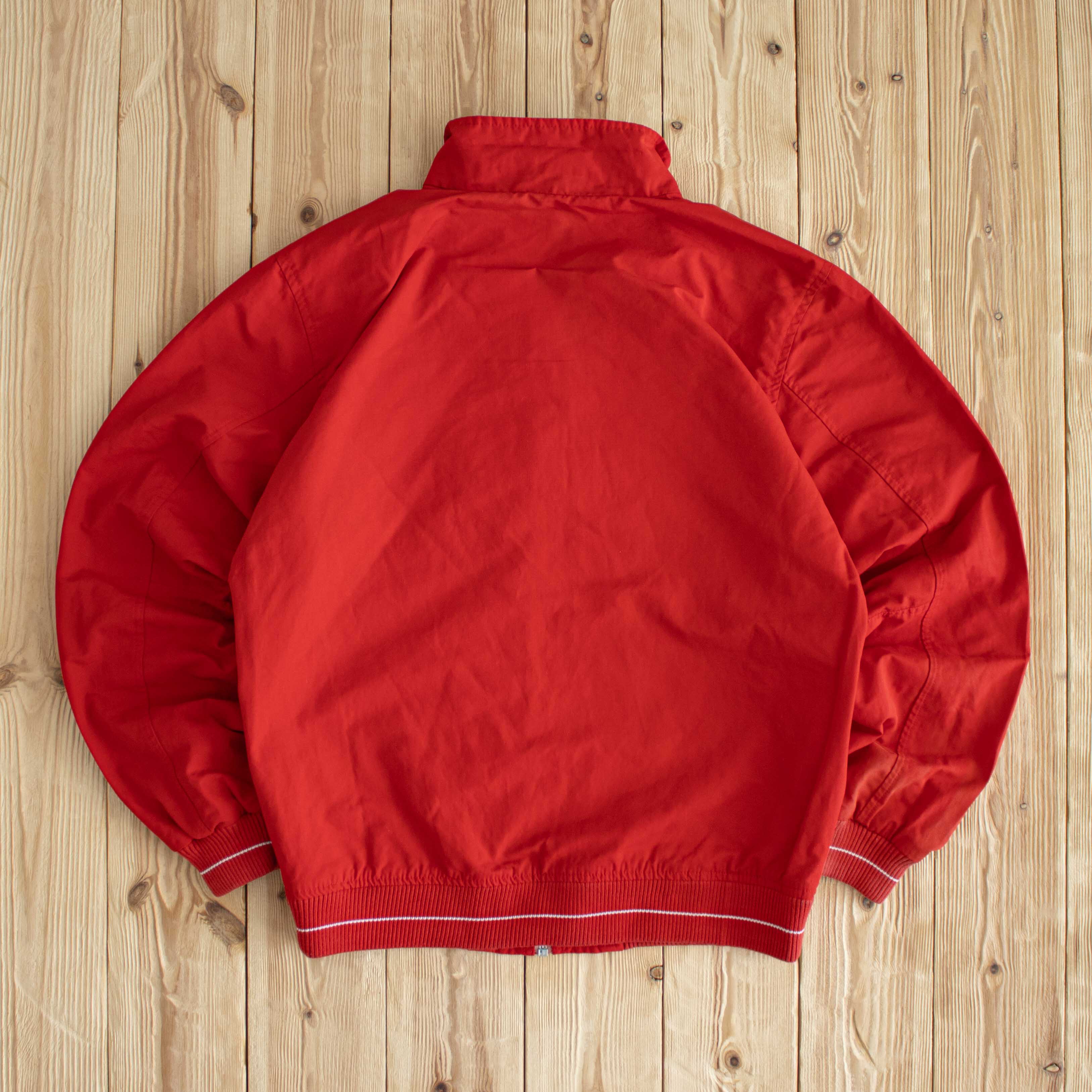 (M) Nike Spell Out Vintage Embroidered Jacket Red