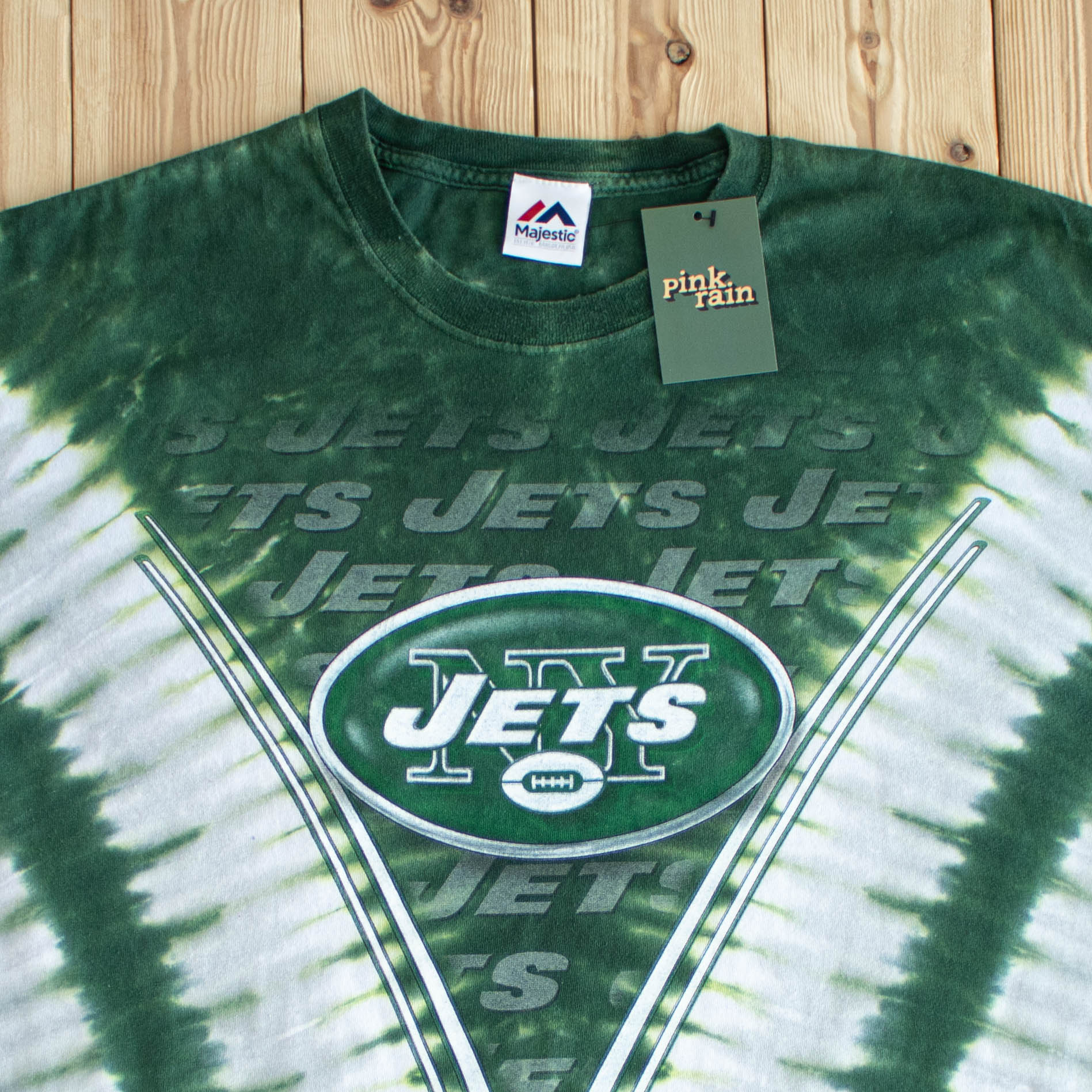 (XL/XXL) Majestic NFL New York Jets Vintage T-Shirt Green