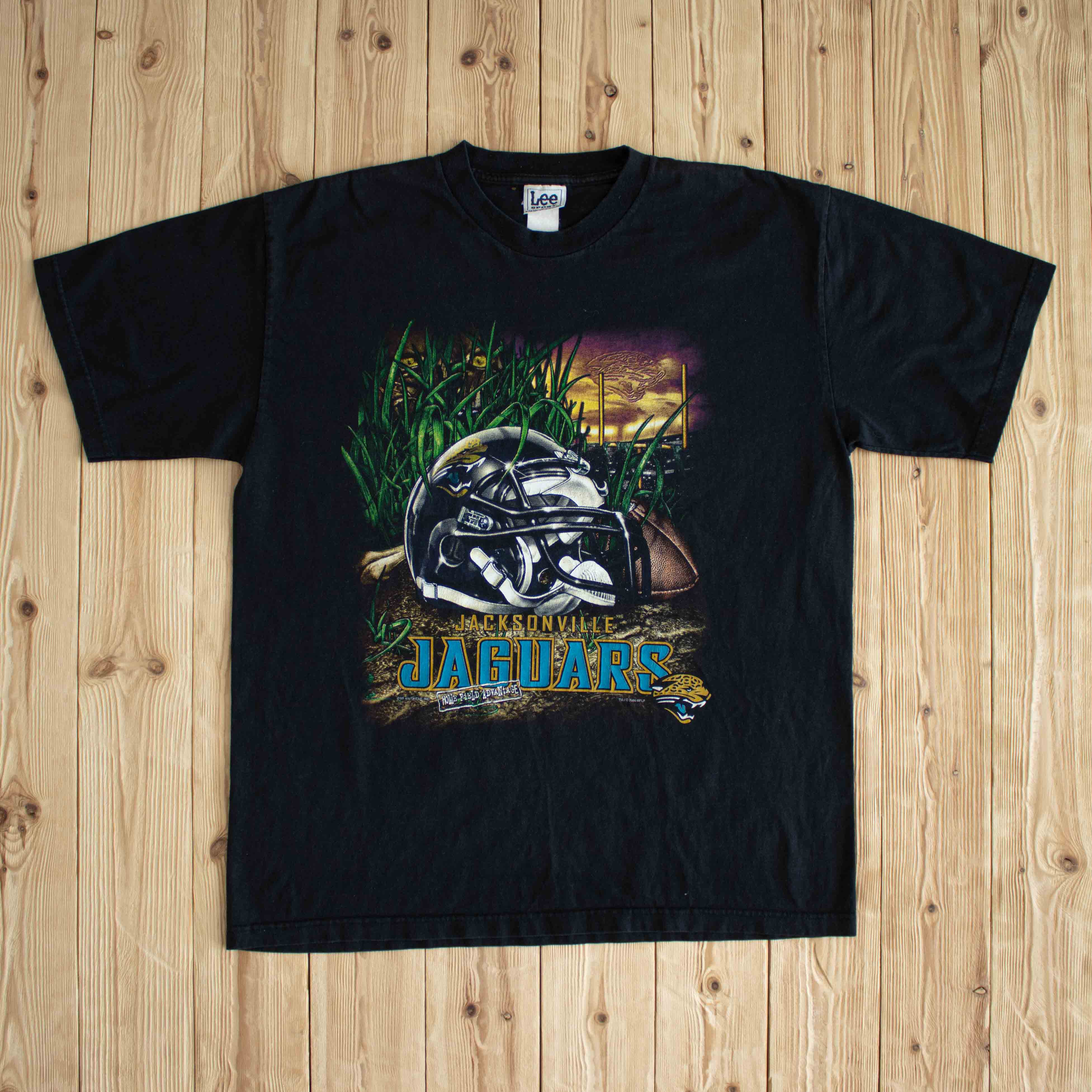 (XL) 2000 Lee Jacksonville Jaguars Vintage T-Shirt Black