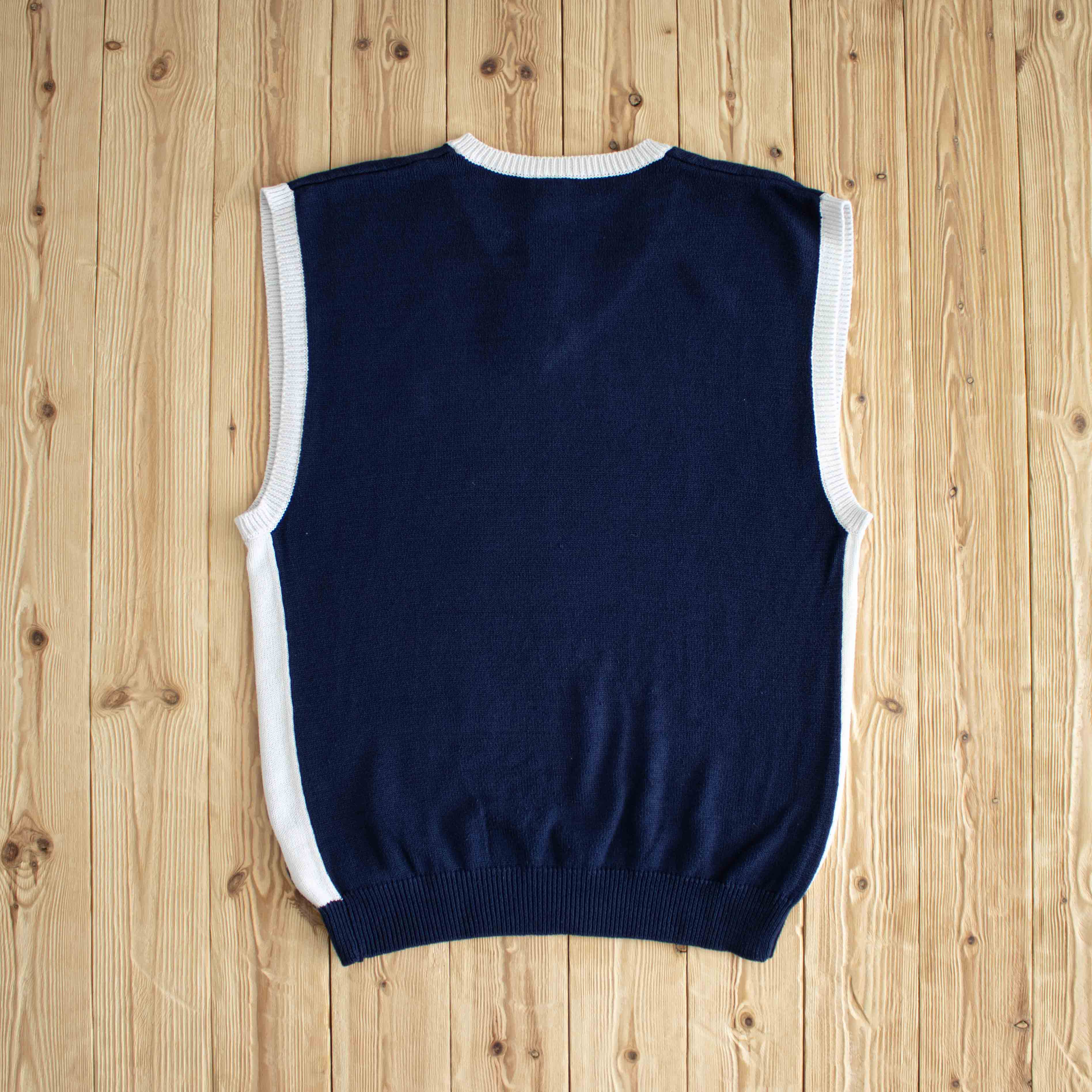 (XL) Nike Vintage Embroidered Vest Blue
