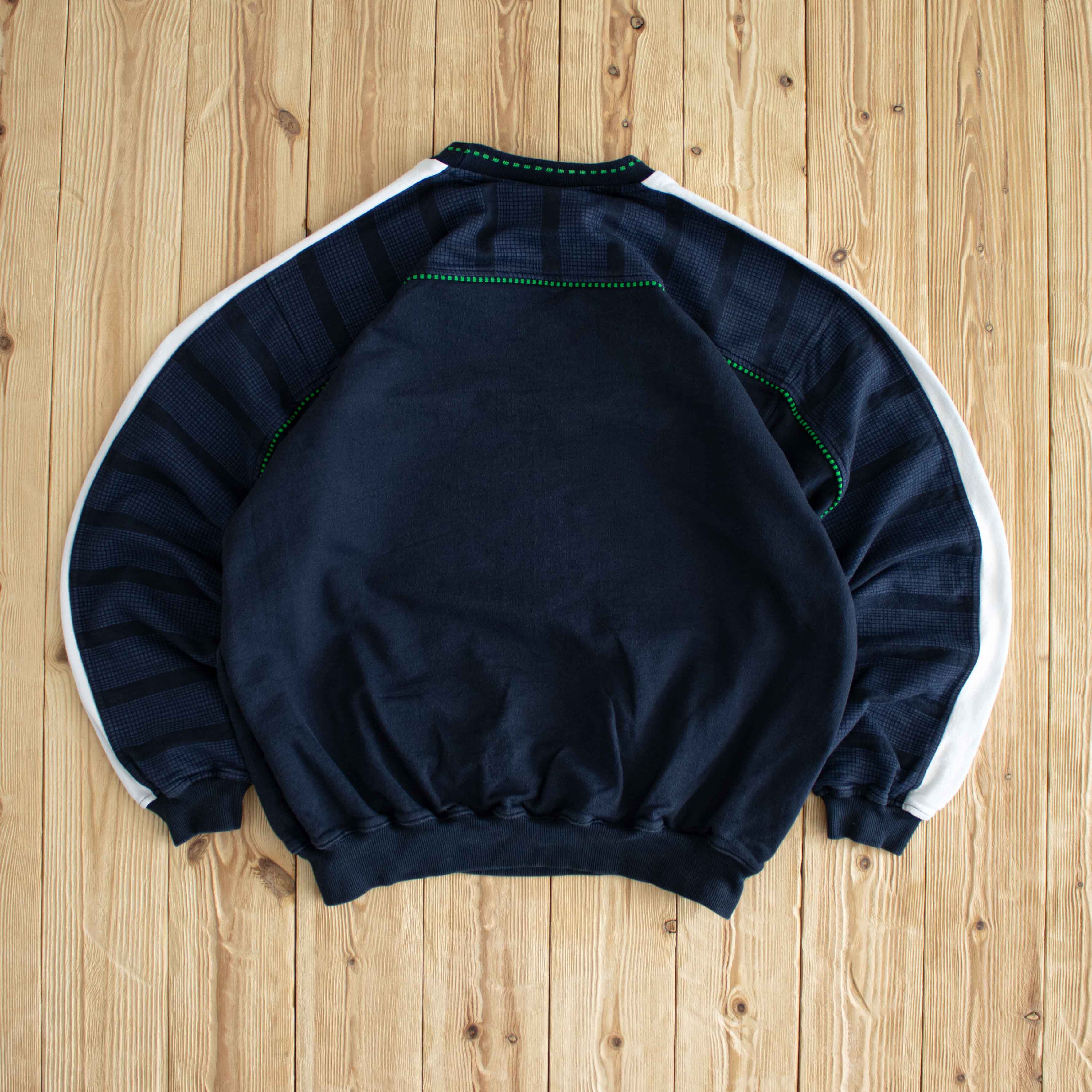 (M) Puma King Vintage Embroidered Sweatshirt Blue