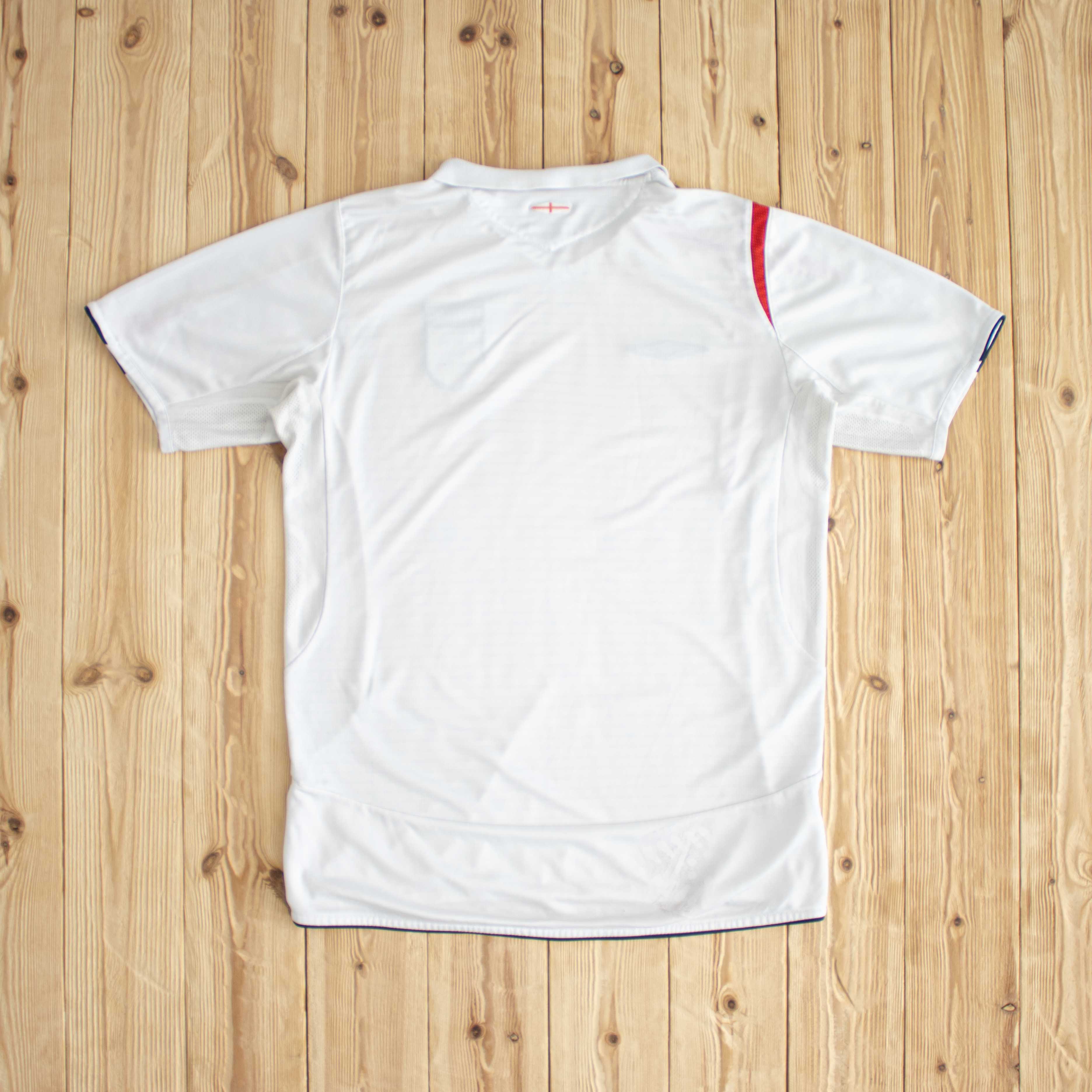 (M) Umbro England Vintage Embroidered Jersey White