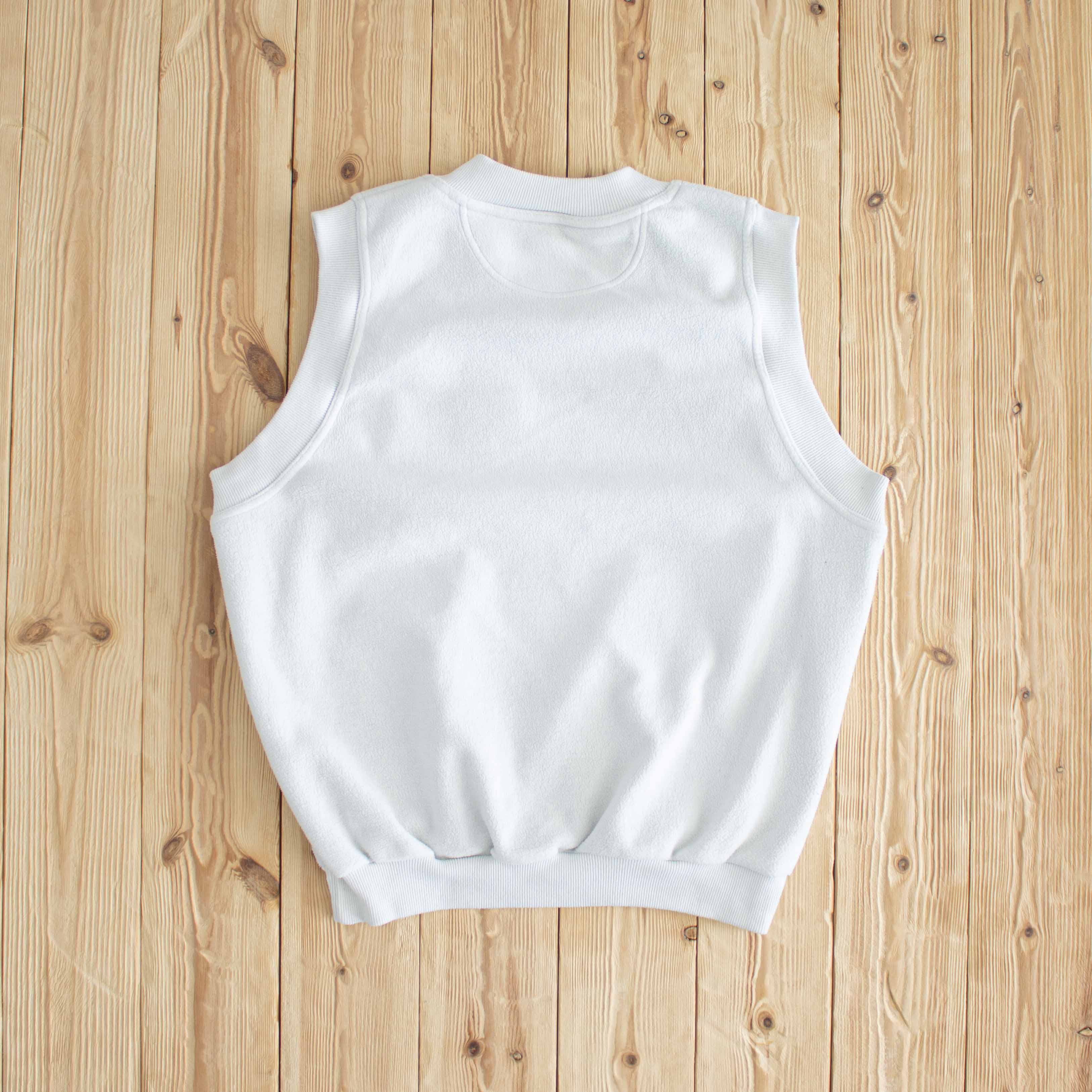 (S) Nike Fit Vintage Embroidered Vest White