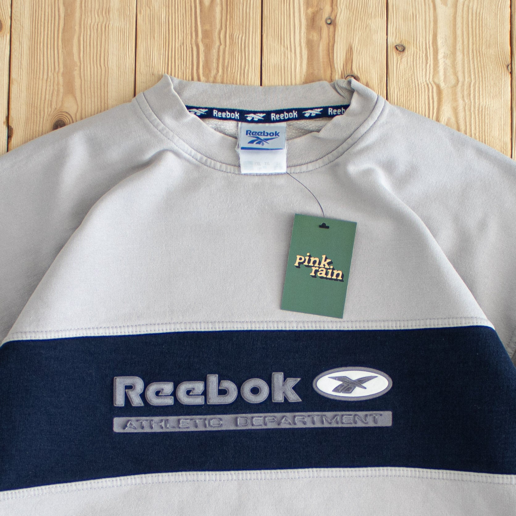 (M) Reebok Athletic Department Vintage Sweatshirt Gray