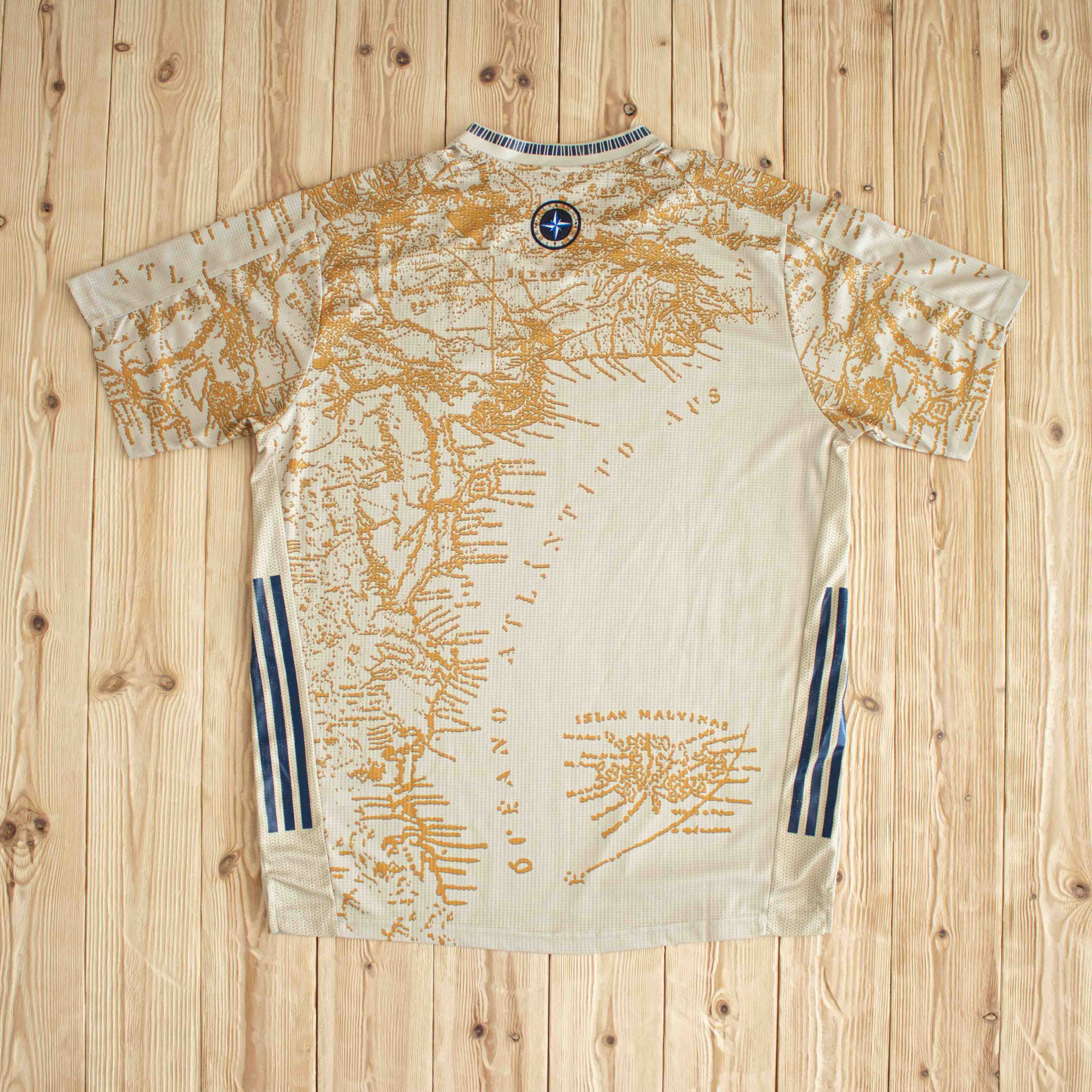 (L/XL) Adidas Argentina Jersey Beige