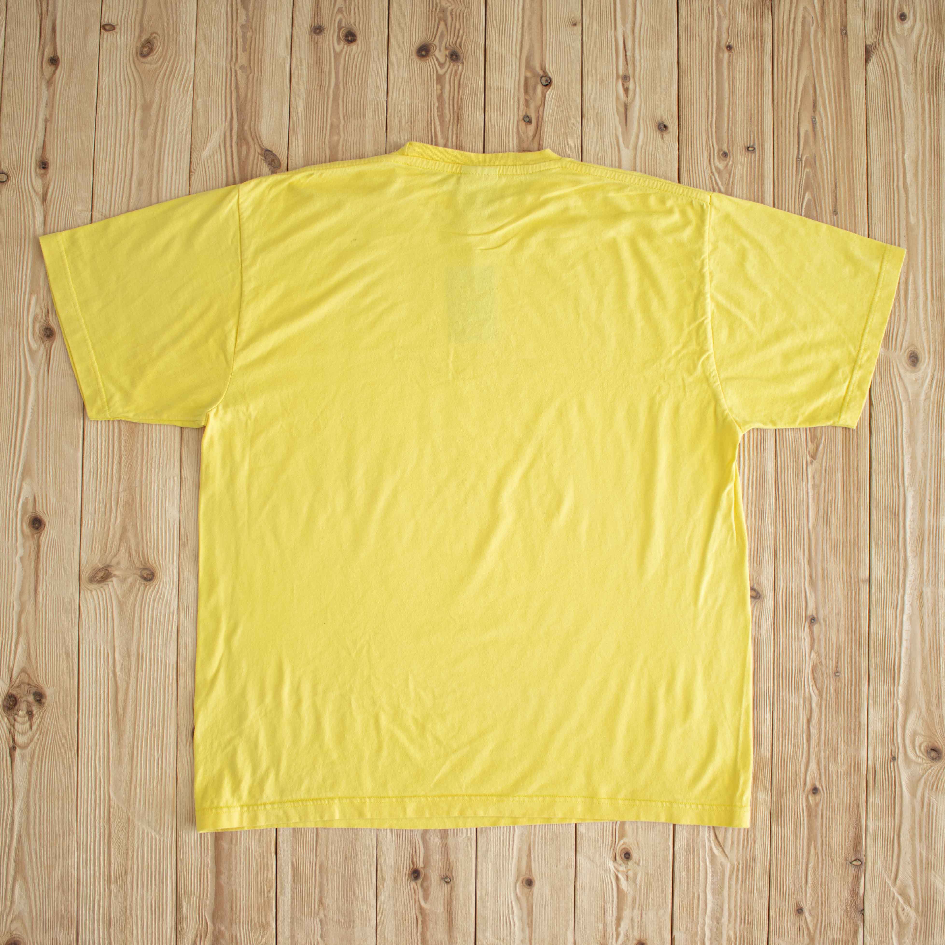 (XL) Nike Logo Vintage T-Shirt Yellow