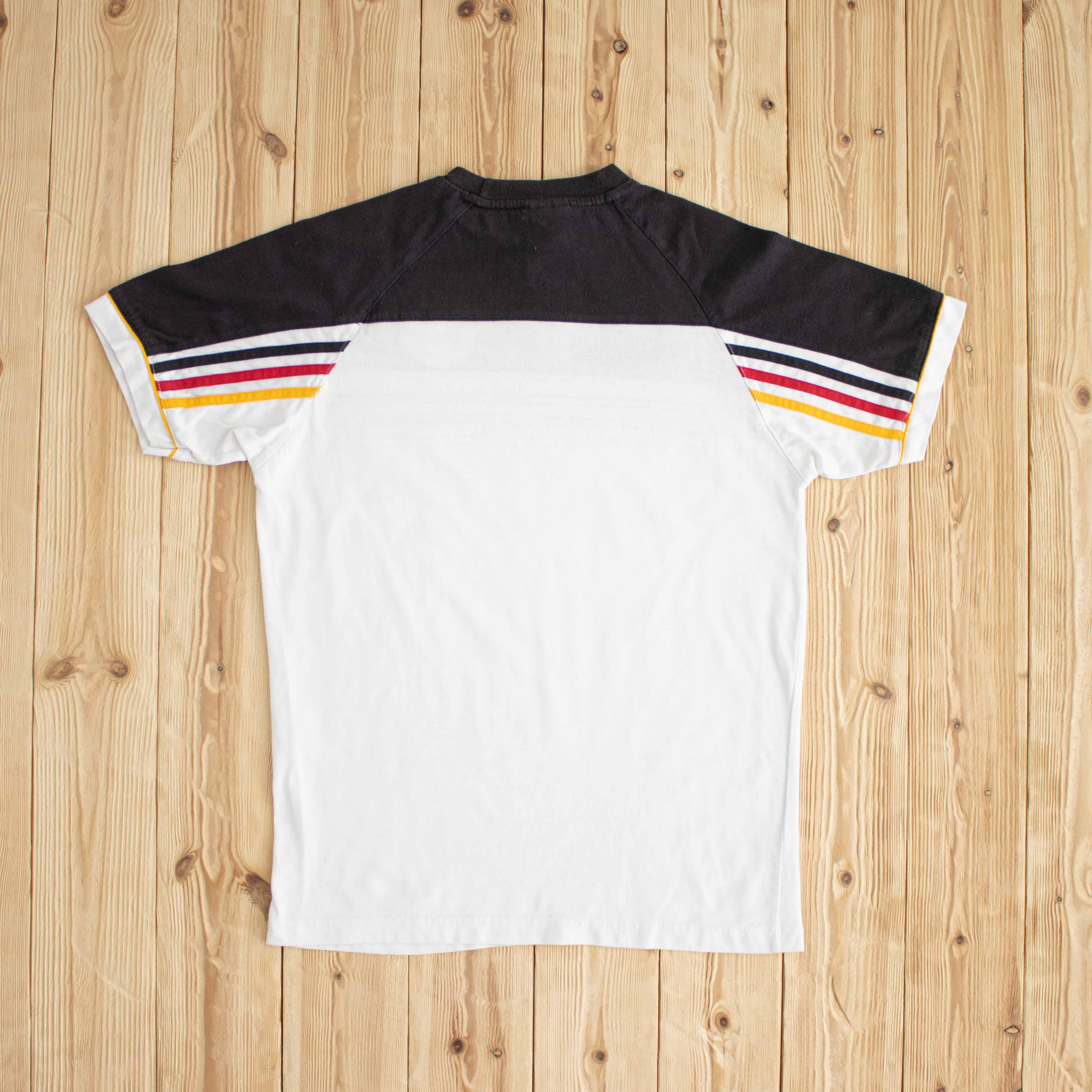(S/M) 1998 Adidas Deutscher Fussball-Bund Vintage Embroidered T-Shirt White