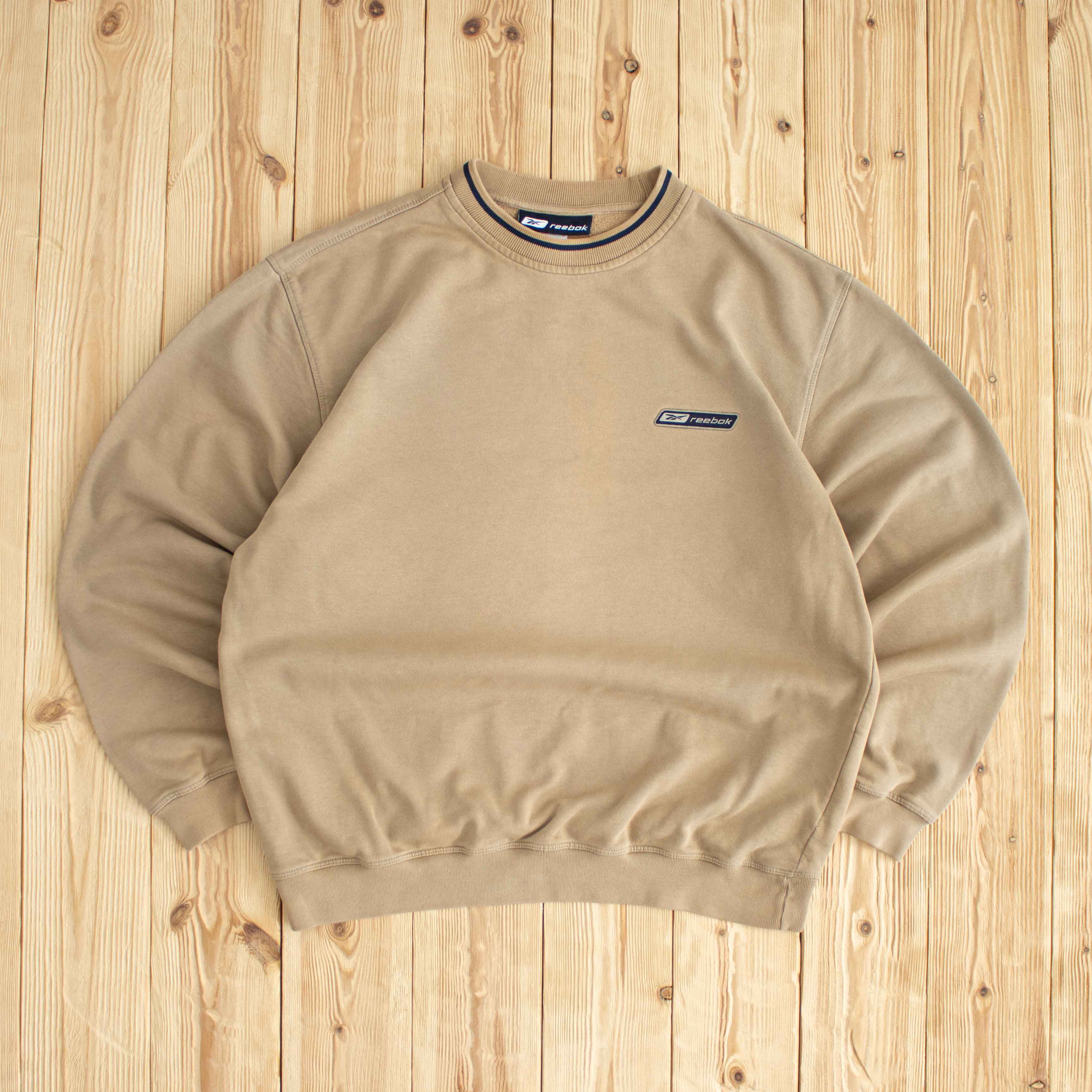 (M) Reebok Vintage Embroidered Sweatshirt Brown