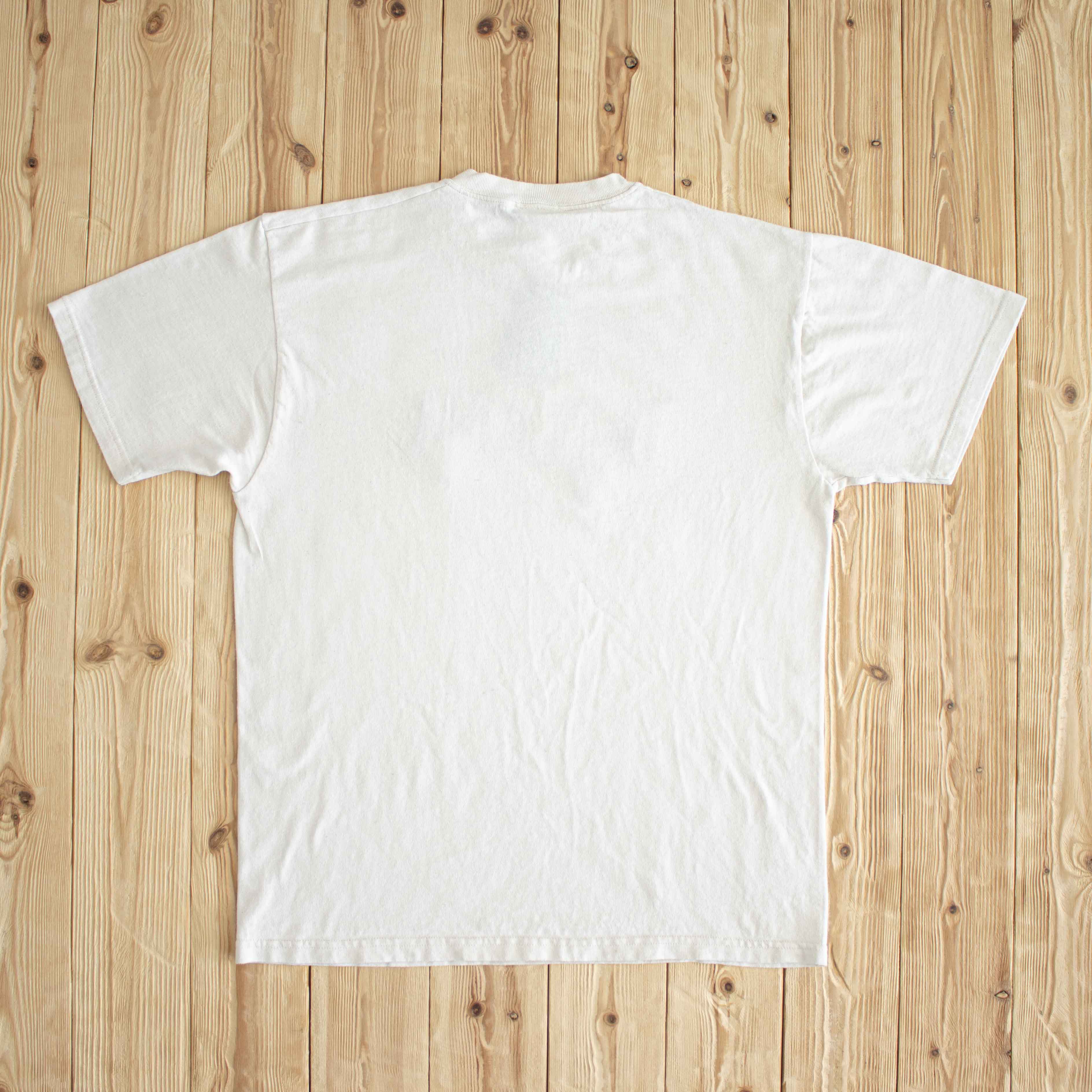 (M/L) Indiana Basketball Vintage Embroidered T-Shirt Beige