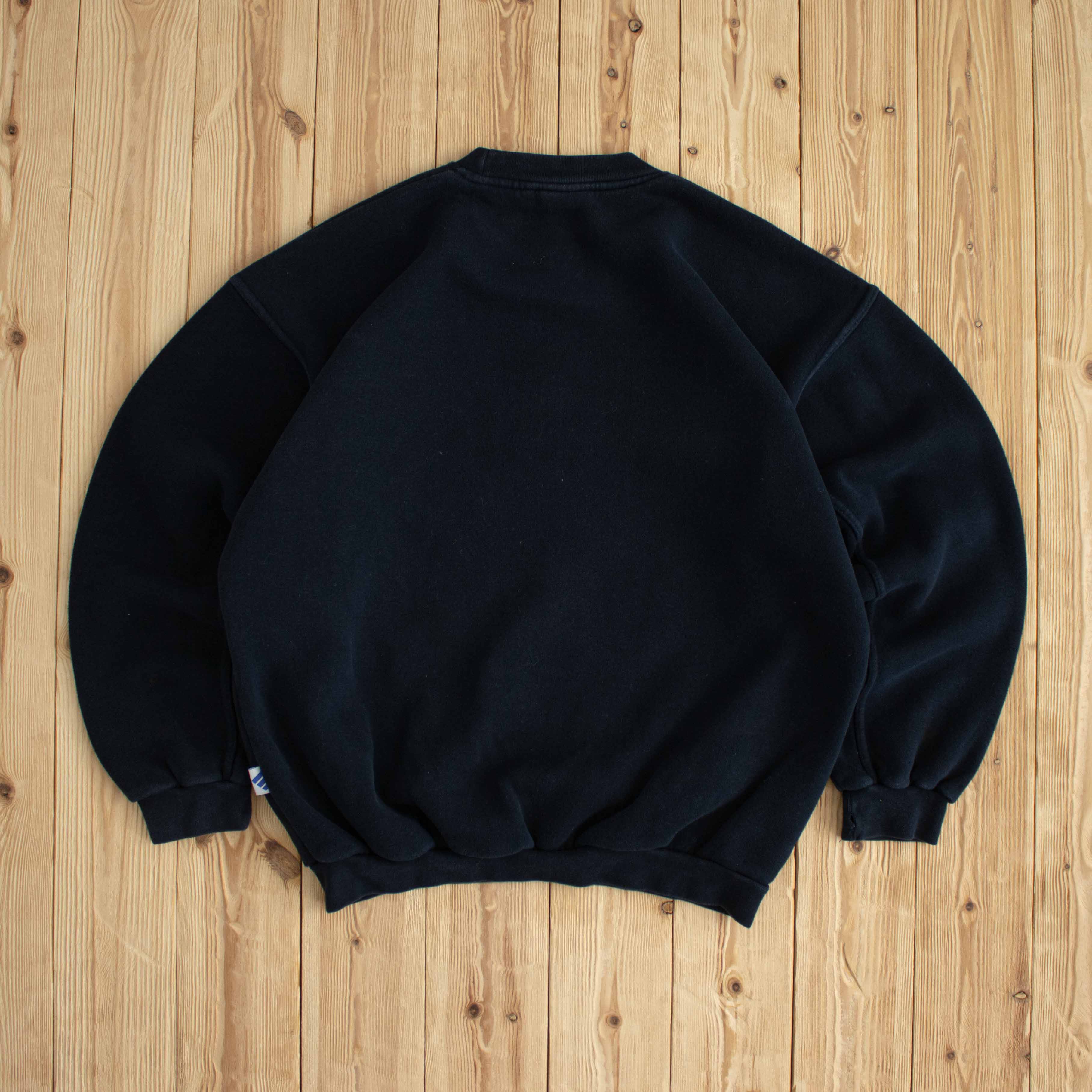 (L) Adidas Logo Vintage Sweatshirt Blue