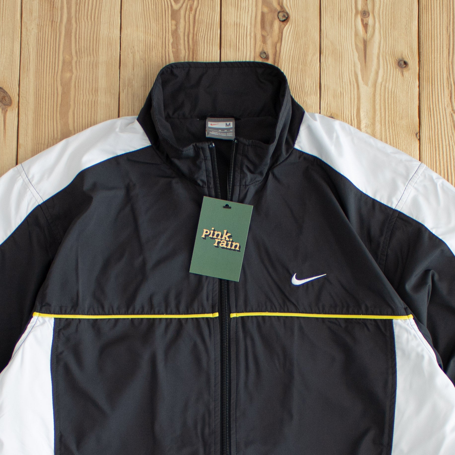 (M) Nike Vintage Essential Embroidered Light Jacket Black