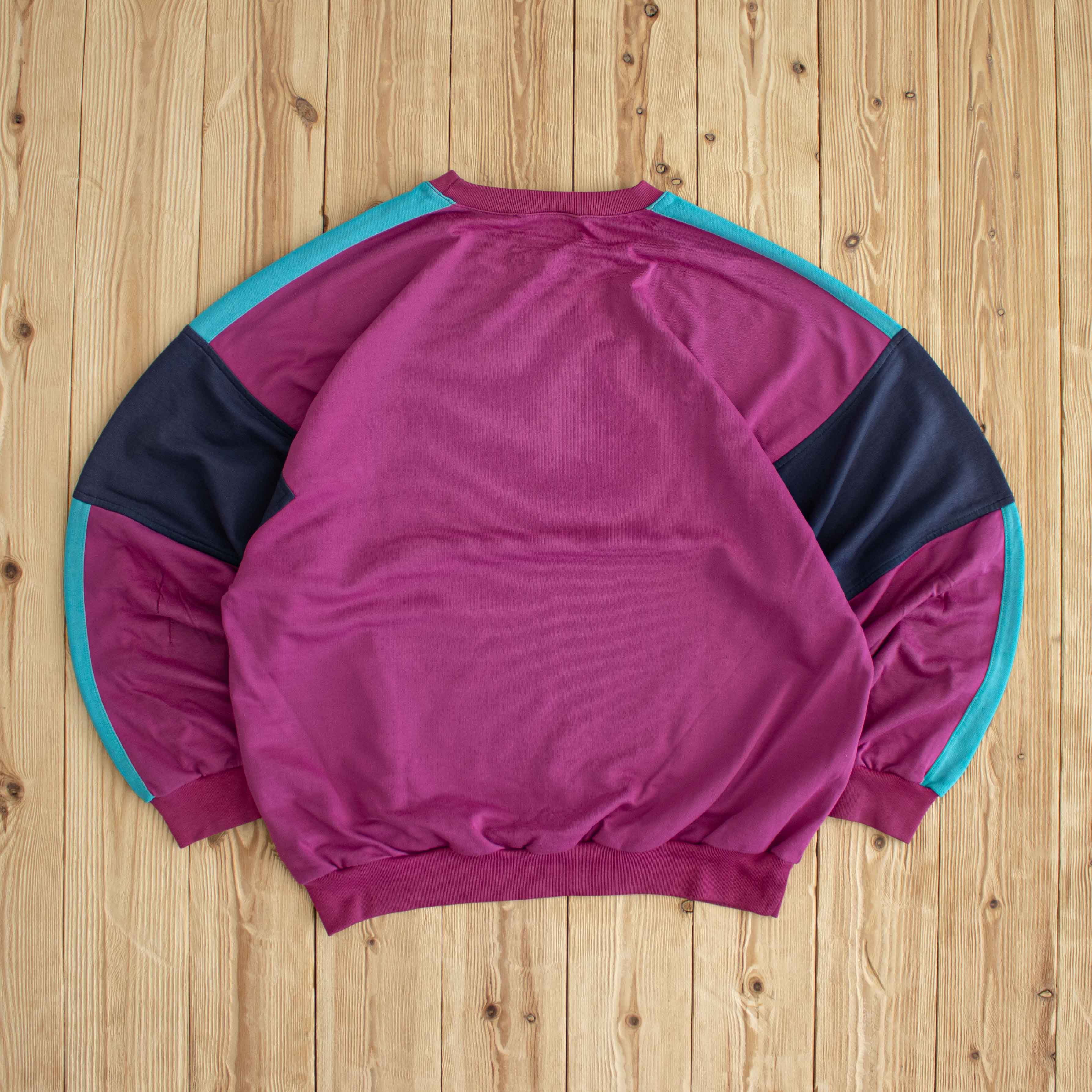 (M/L) Adidas 'Asking For Quality' Vintage Sweatshirt Pink