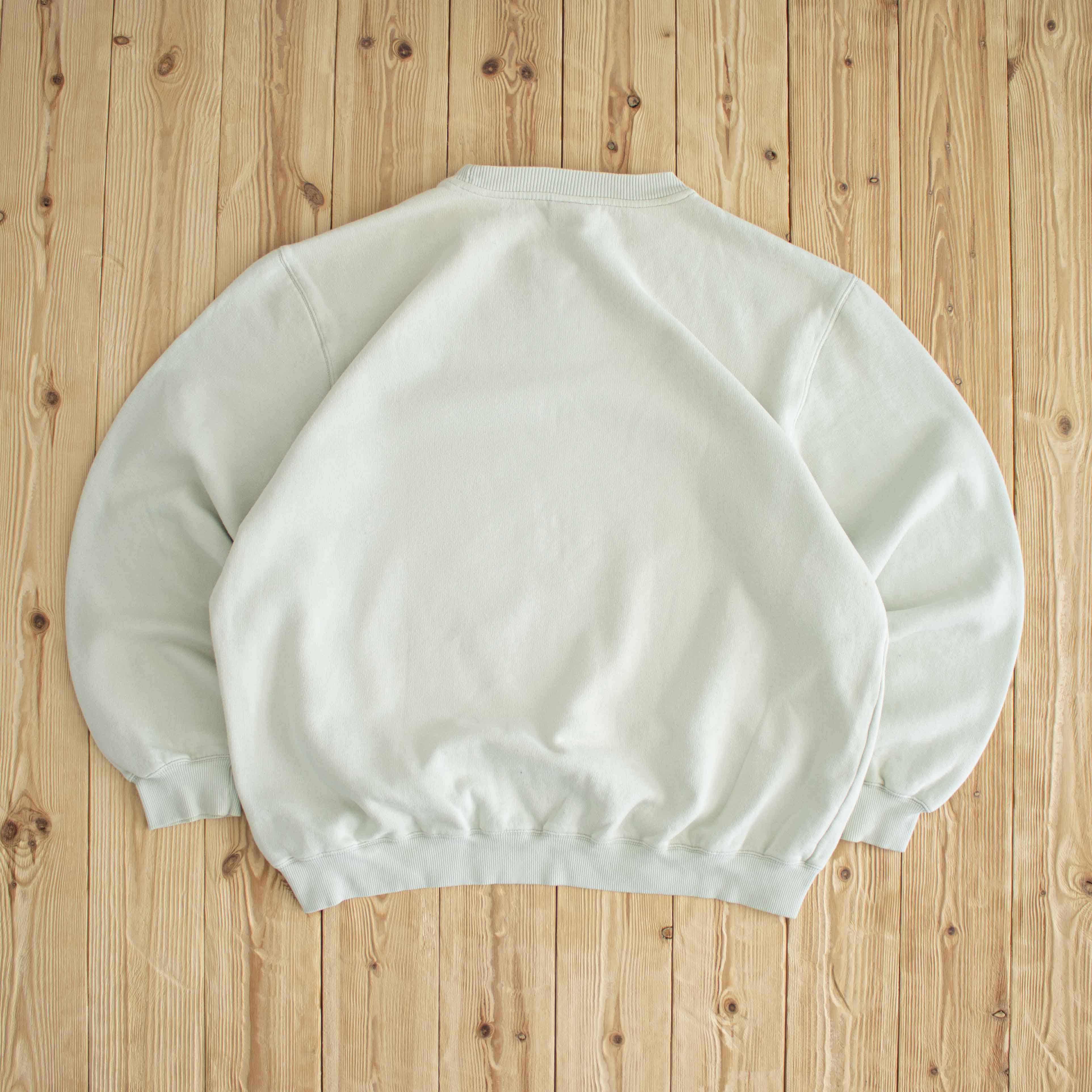 (XL) Adidas Vintage Essential Embroidered Sweatshirt Beige