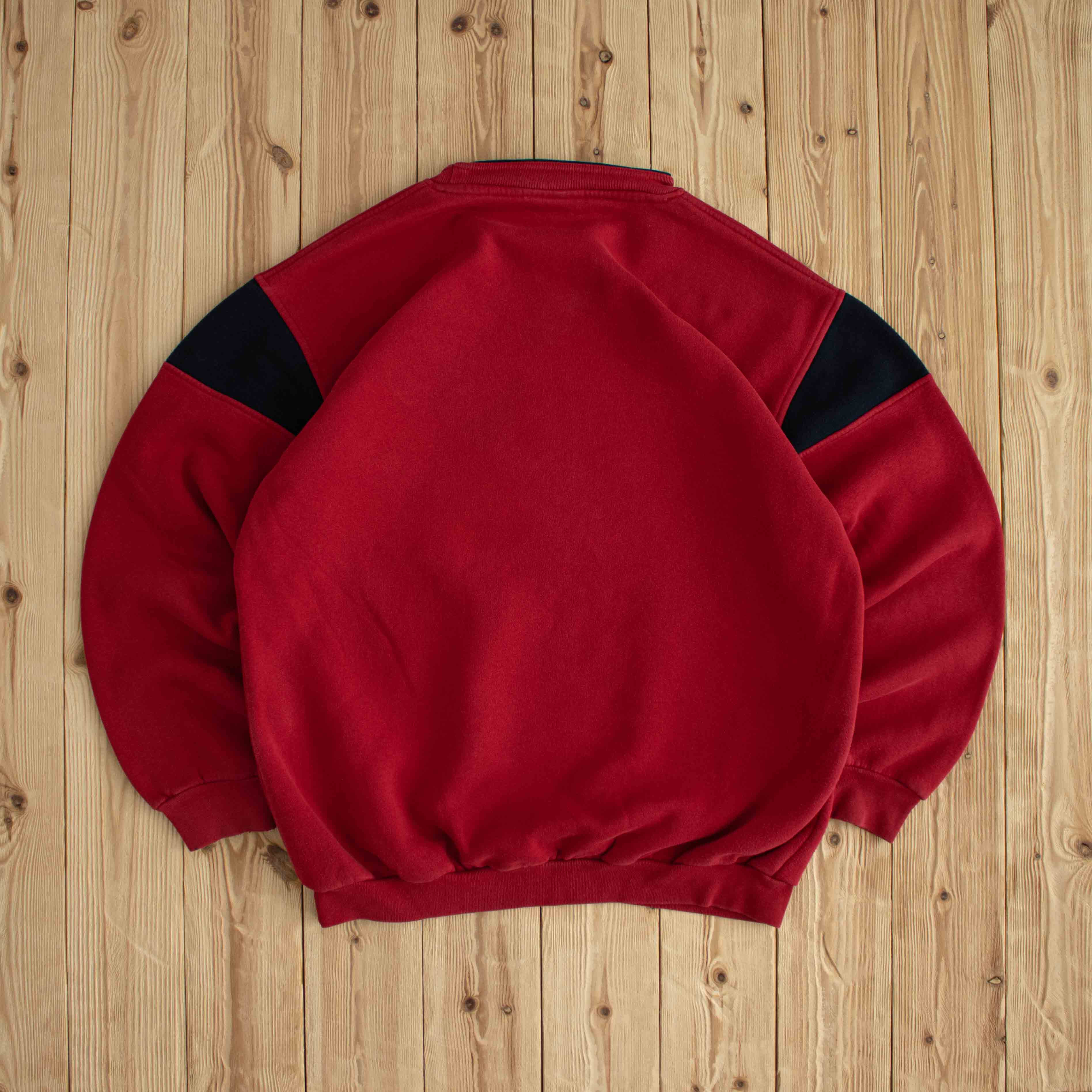 (L) Reebok Vintage Embroidered Sweatshirt Red