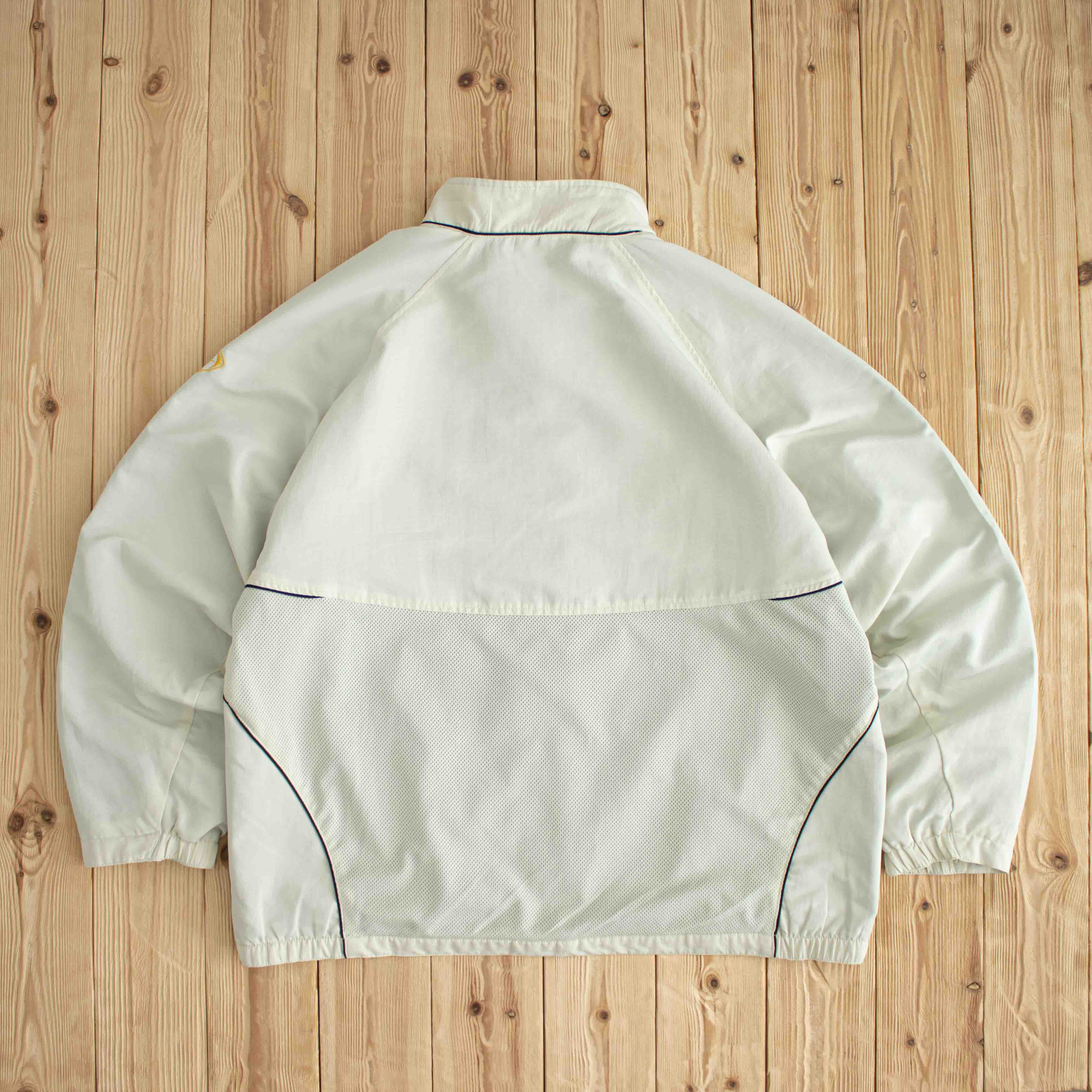 (XL) Nike Swoosh Vintage Embroidered Jacket Beige