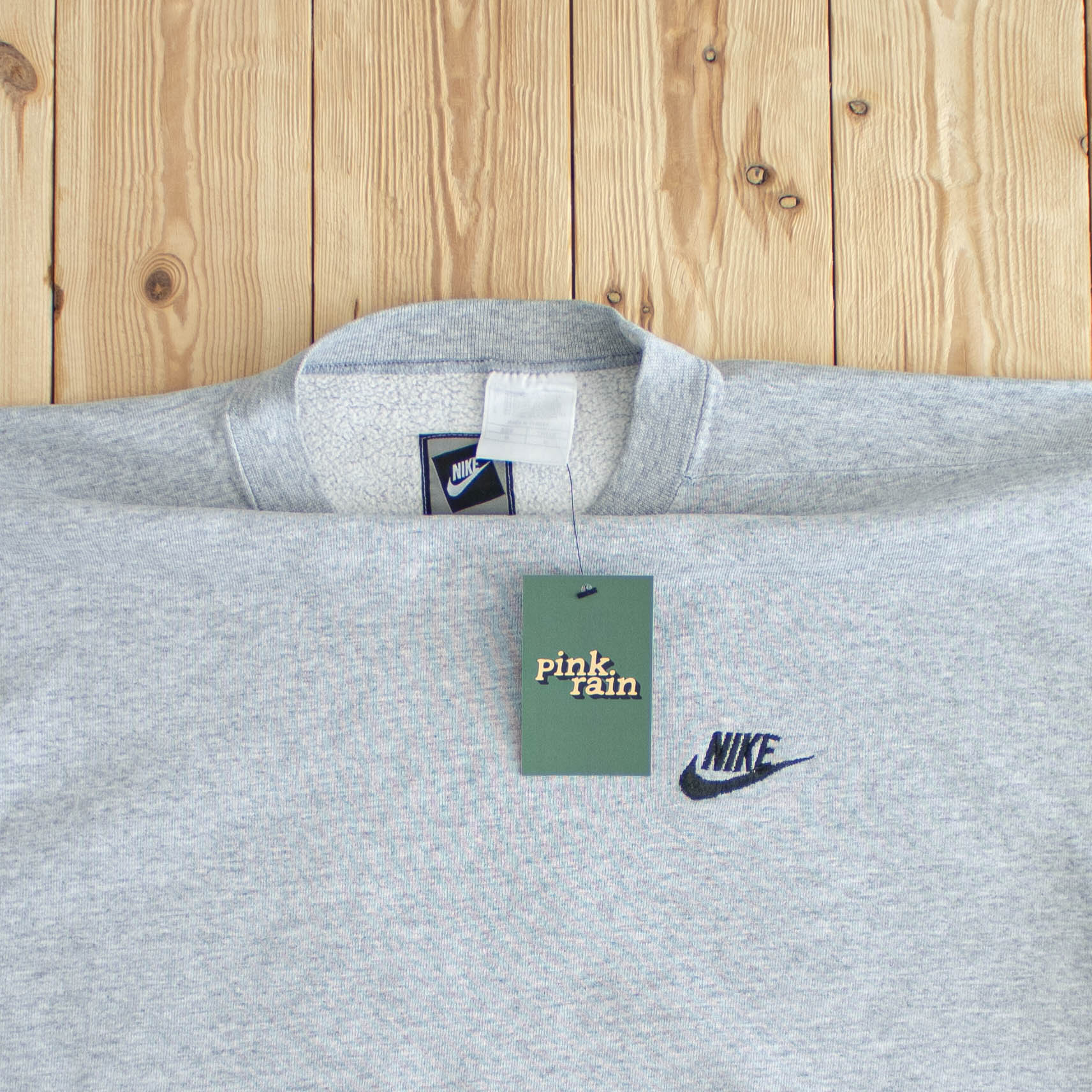 (M) Nike Essential Vintage Embroidered Sweatshirt Blue