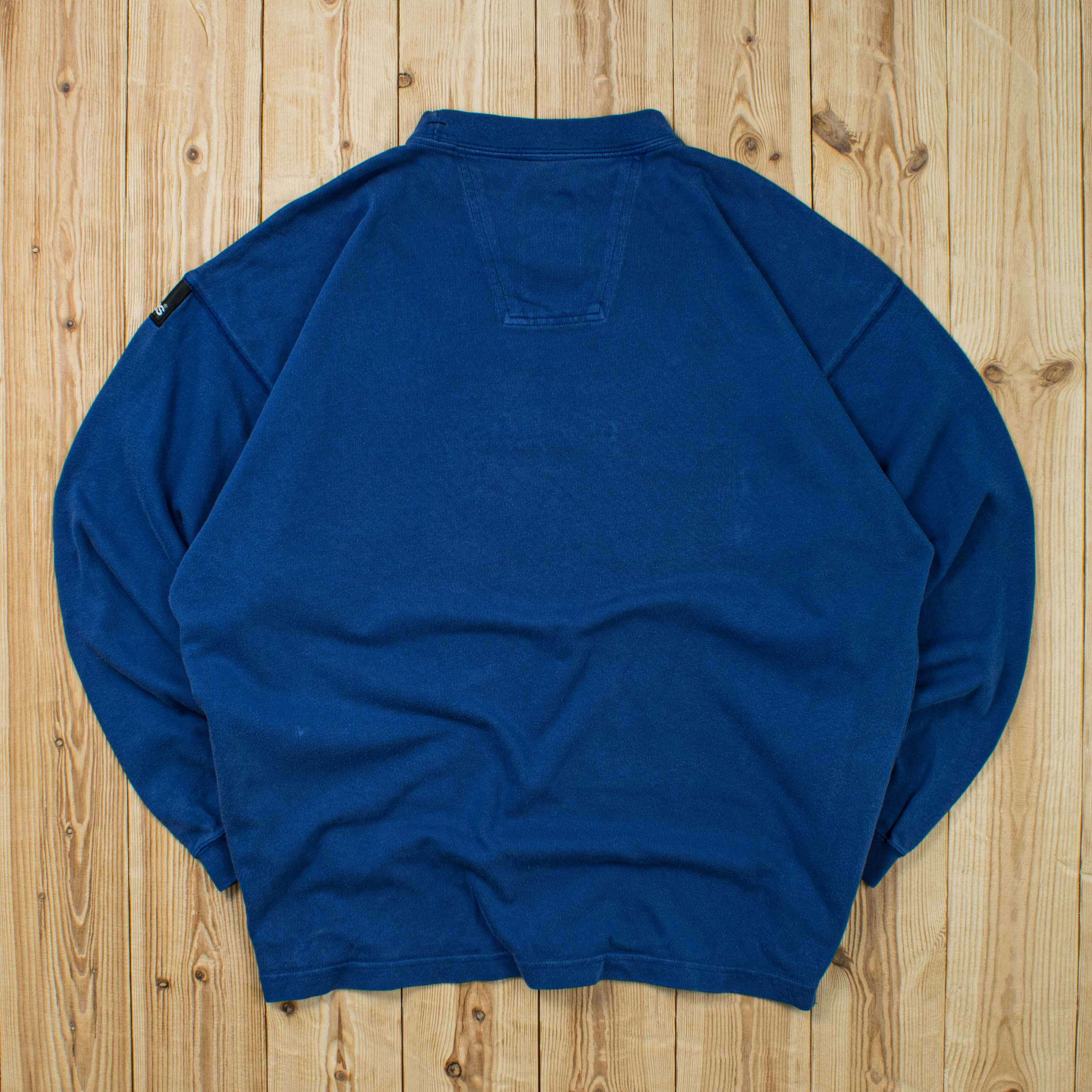 (L) Vintage Adidas Equipment Embroidered Long Sleeve Shirt