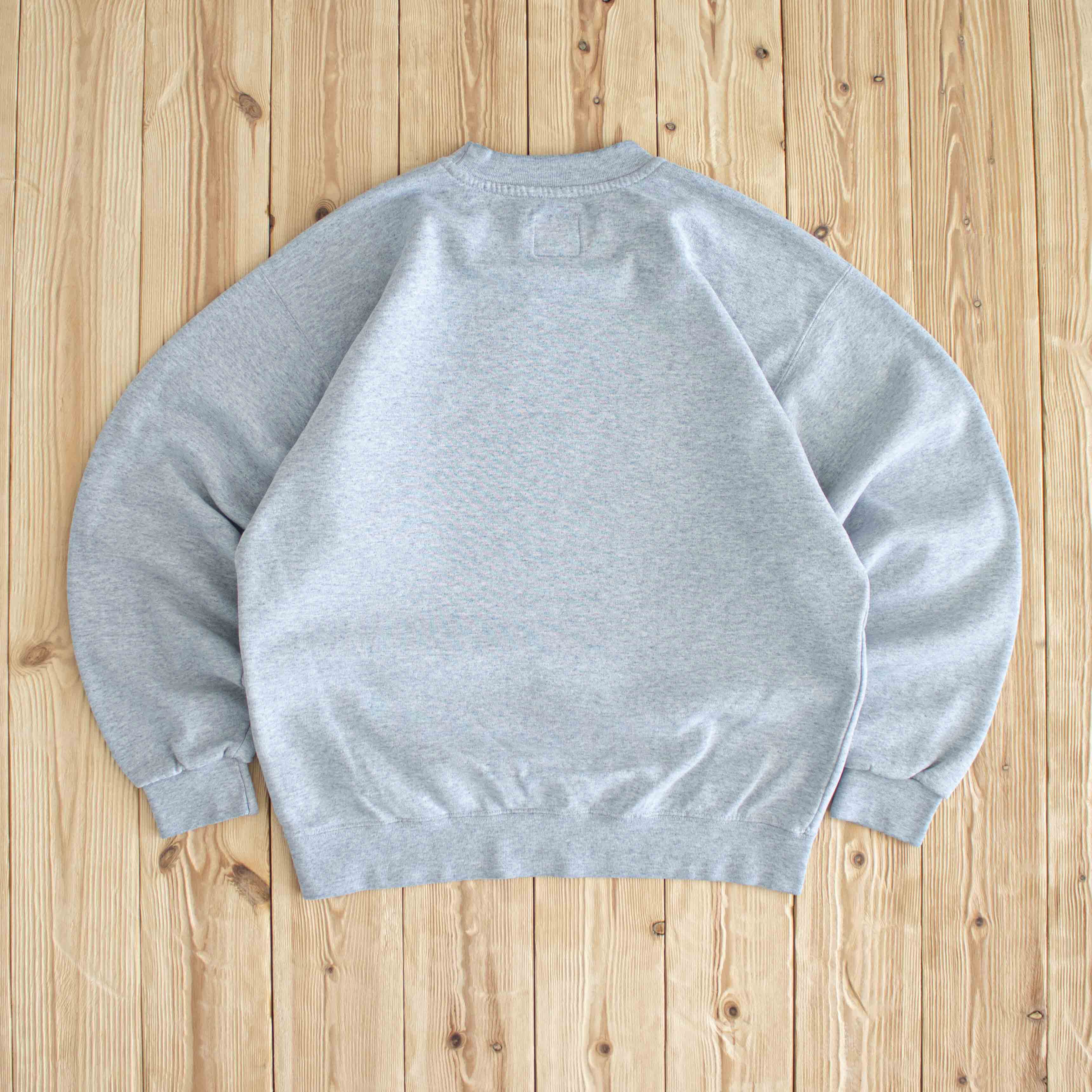(M) Nike Swoosh Vintage Embroidered Sweatshirt Gray