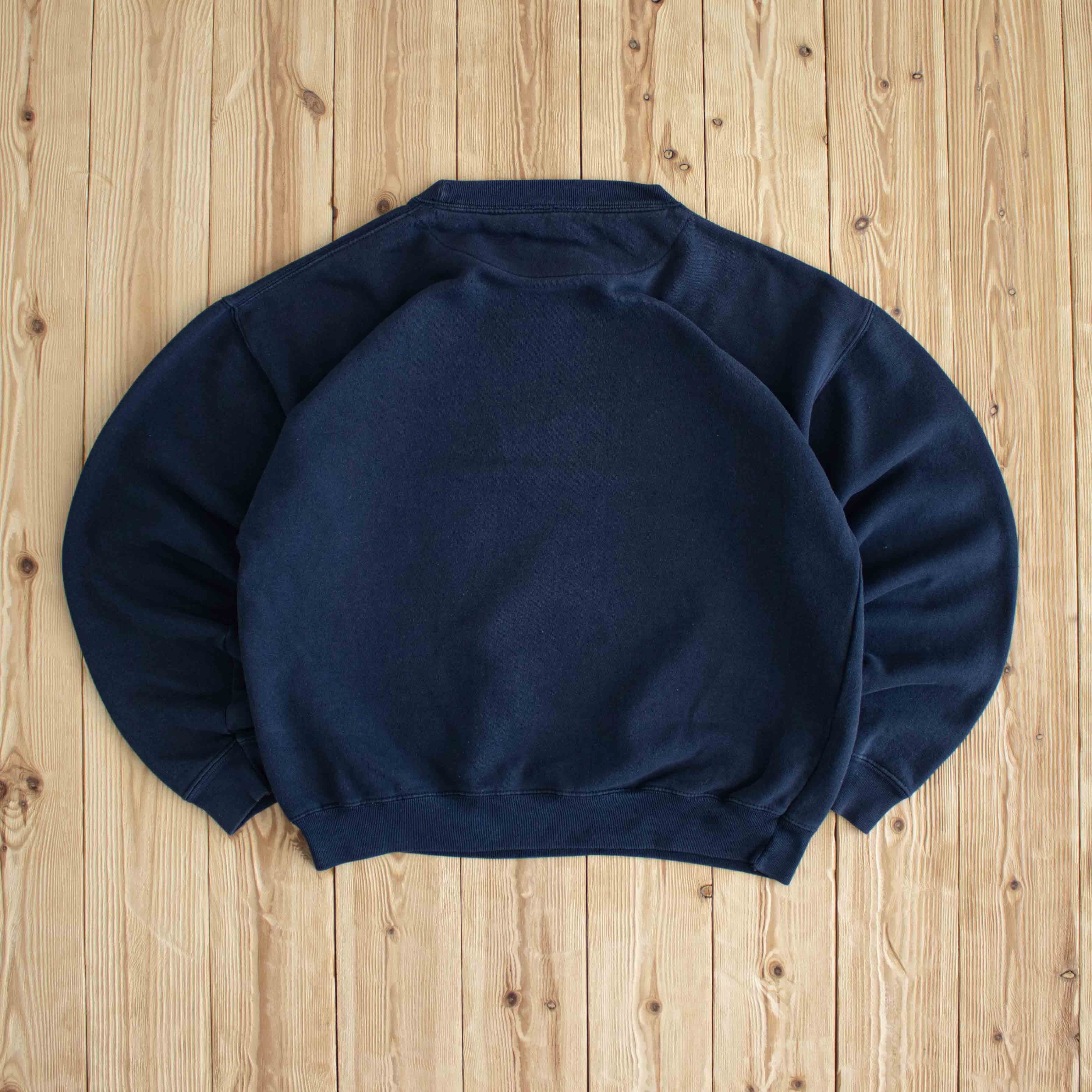 (M) Chaps Ralph Lauren Vintage Embroidered Sweatshirt Blue