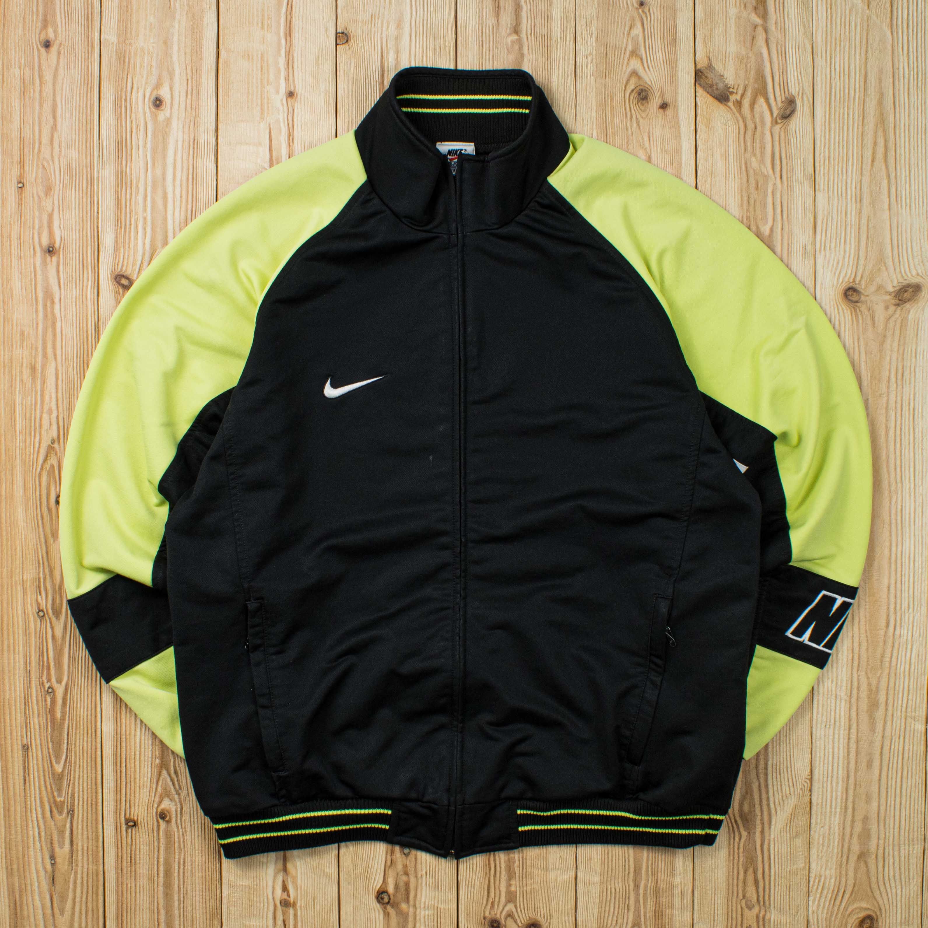 (M) Vintage Nike Essential Embroidered Full-Zip Sweatshirt